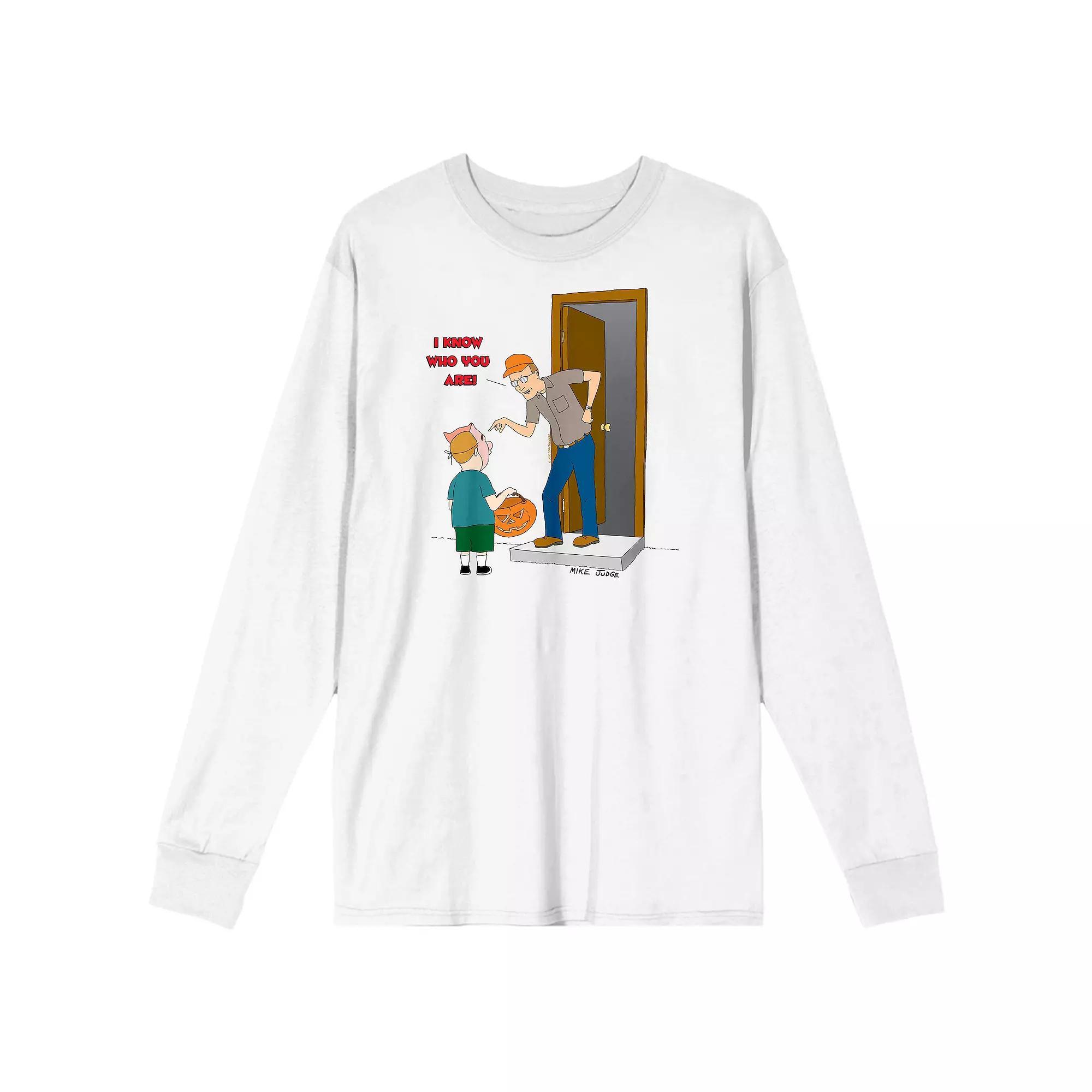 Men's King Of The Hill I Know Who Graphic Tee, Size: Large, White Product Image