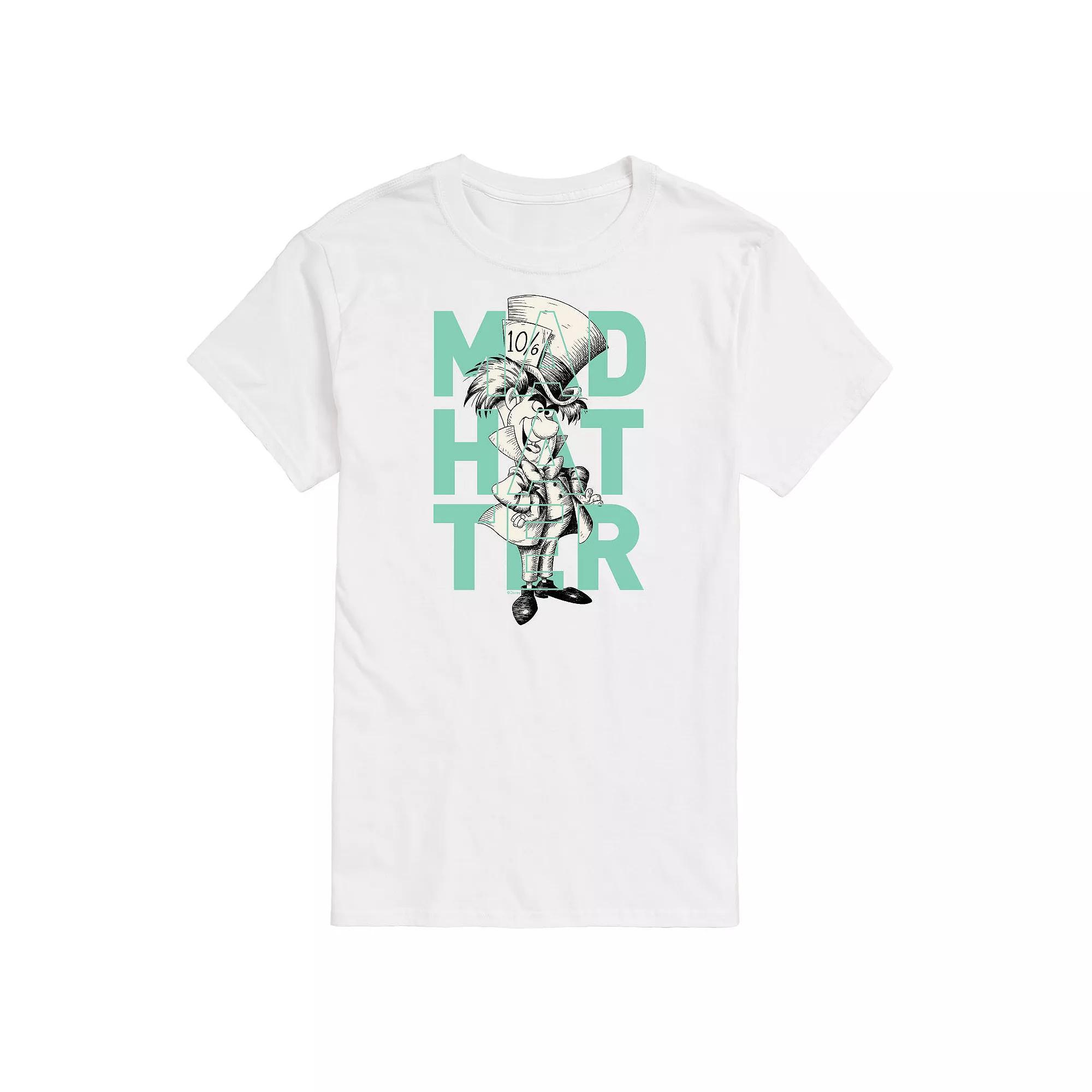 Disneys Alice in Wonderland Big & Tall Mad Hatter Graphic Tee, Mens Product Image