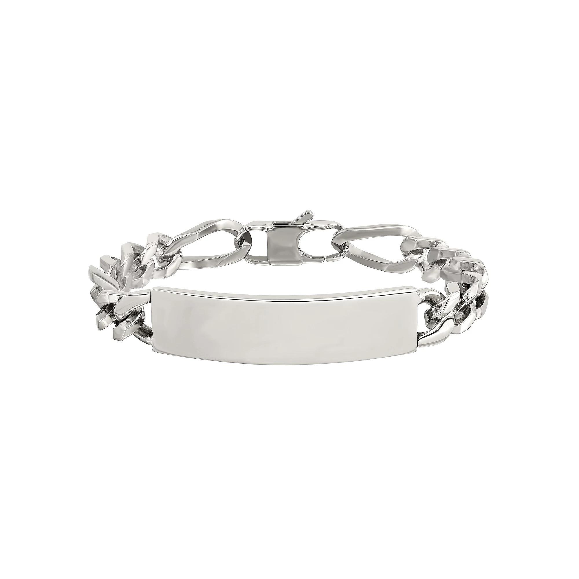 Men's Stainless Steel Large ID Bracelet Product Image