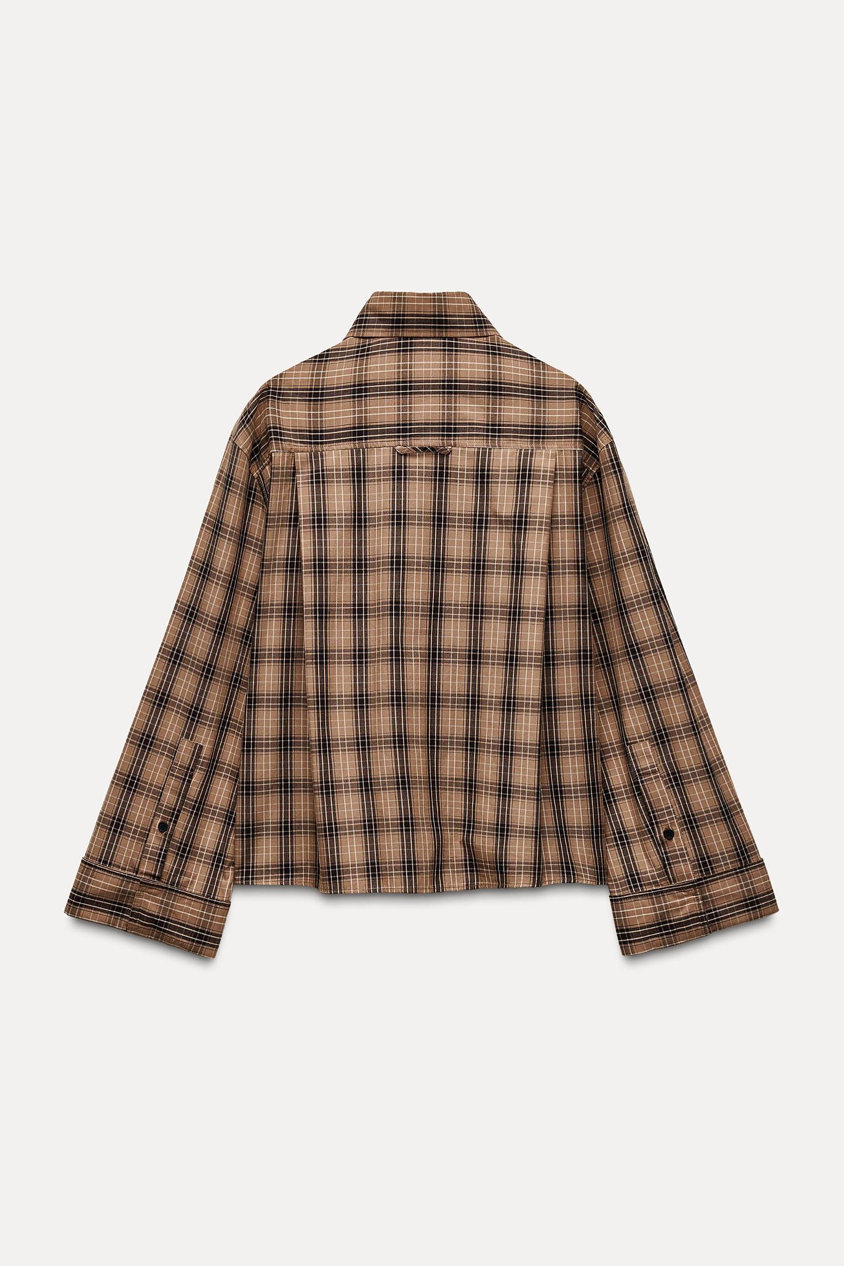 OVERSIZED PLAID SHIRT Product Image