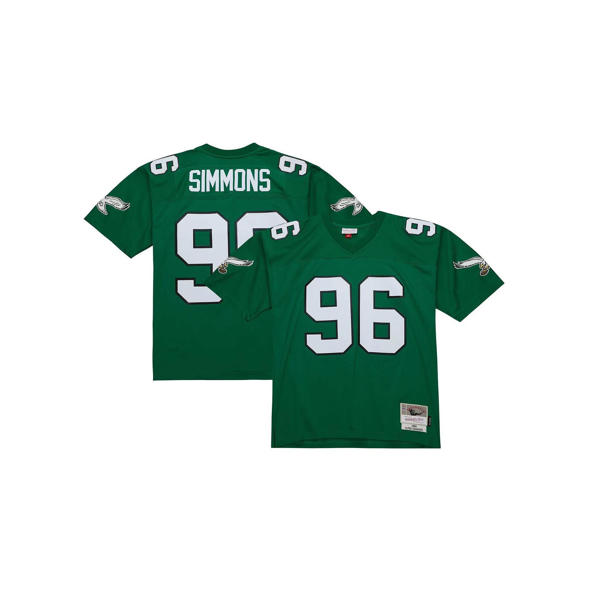 Men's Mitchell & Ness Clyde Simmons Kelly Green Philadelphia Eagles Legacy Replica Jersey, Size: 4XL Product Image