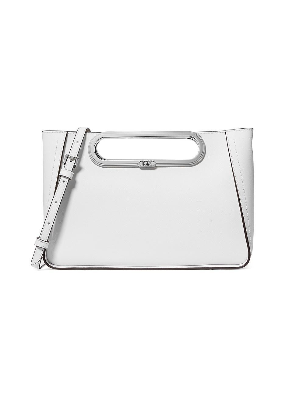 Chelsea Large Saffiano Leather Convertible Crossbody Bag Product Image