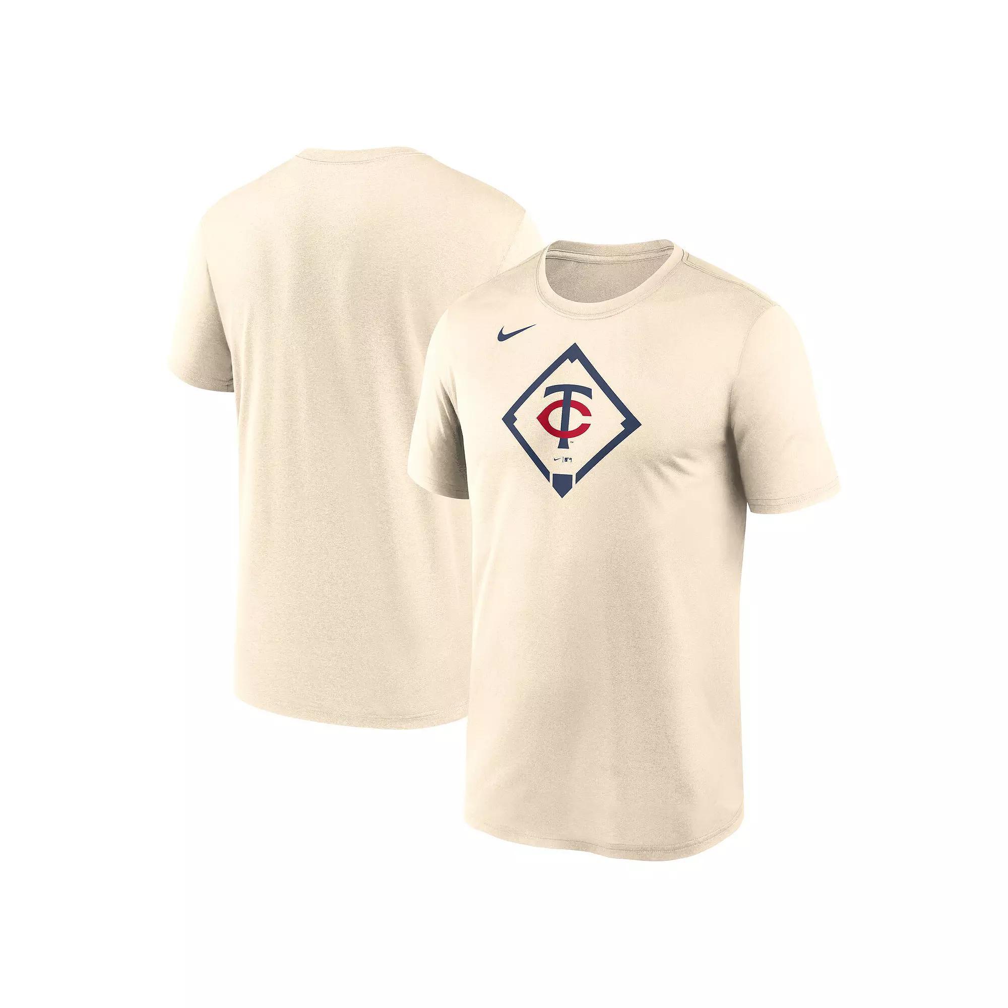 Men's Nike Cream Minnesota Twins Icon Legend Performance T-Shirt, Size: 3XL, Beige Product Image
