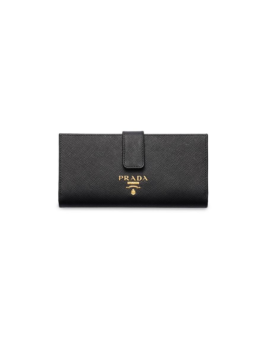 Womens Large Saffiano Leather Wallet Product Image