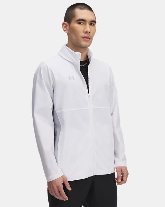 UA Rival Stretch Woven Mens Full-Zip Product Image