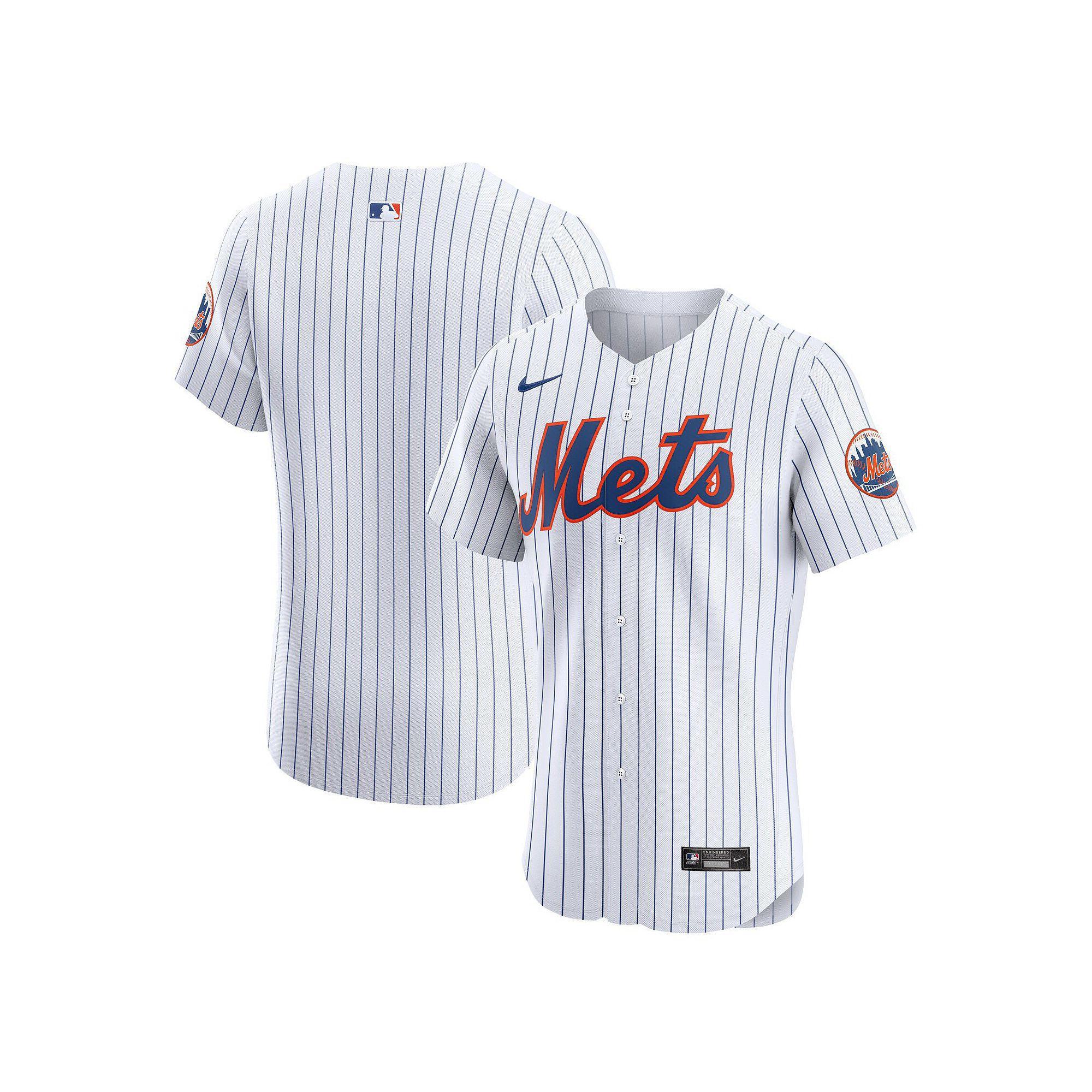 Men's Nike White New York Mets Home Elite Jersey, Size: 52 Product Image