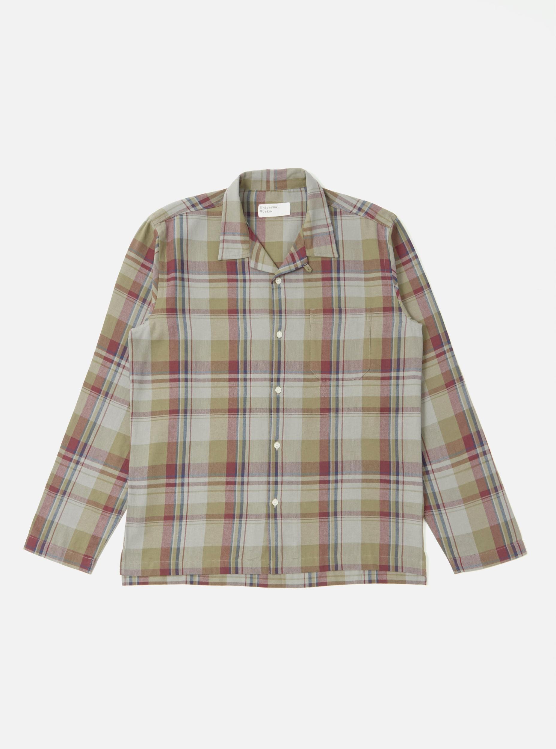 Green Kip Check Long Pyjama Set Product Image