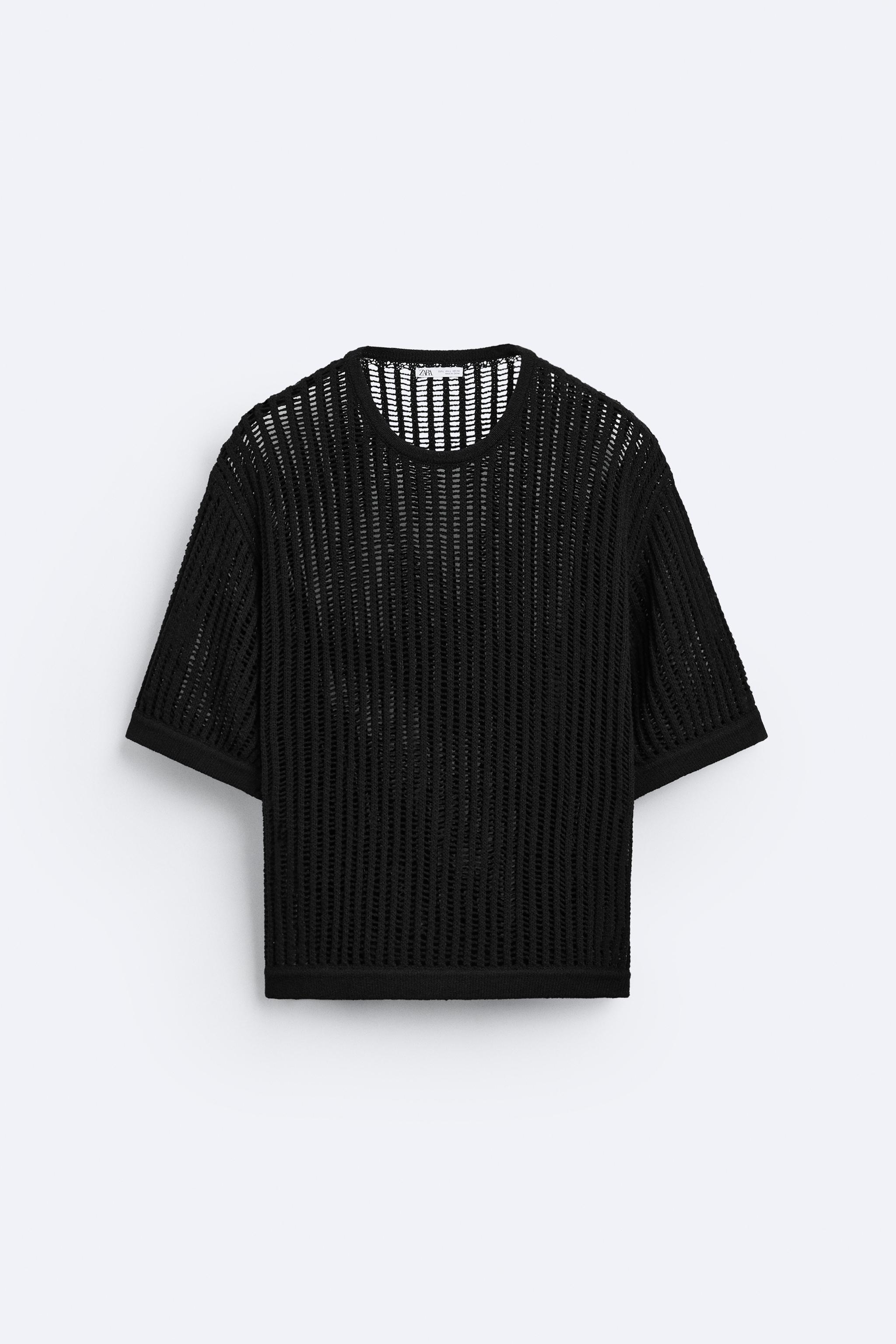 OPEN KNIT T-SHIRT Product Image