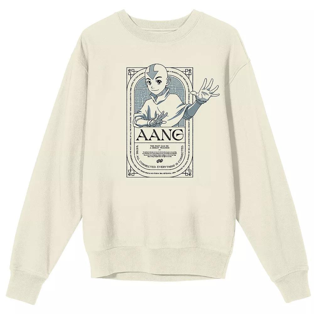Men's Avatar The Last Airbender Long Sleeve Graphic Tee, Size: XL, Off White Product Image
