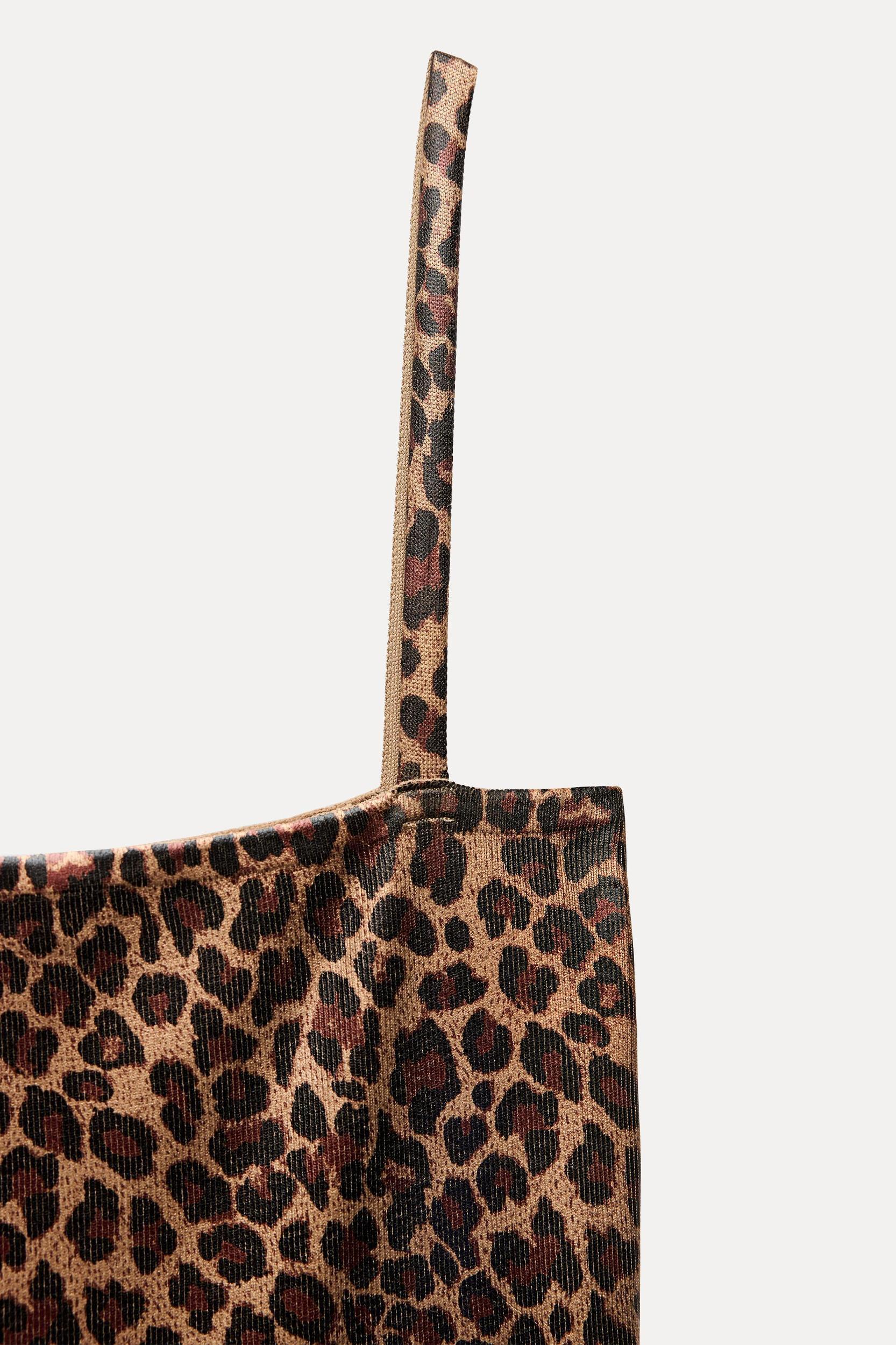 ANIMAL PRINT KNIT FOIL DRESS Product Image