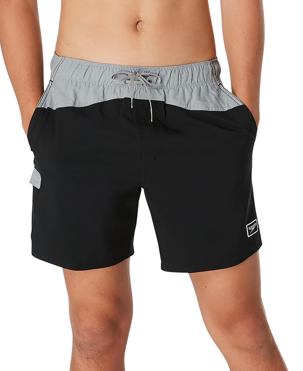 Men's Speedo 6.5" Marina Flex Swim Trunks, Size: Large, Arctic Blue Product Image