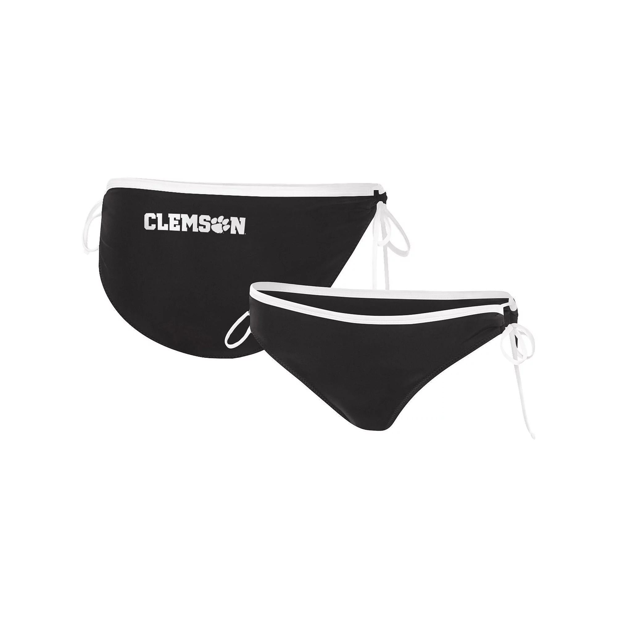 Women's G-III 4Her by Carl Banks Black Clemson Tigers Perfect Match Bikini Bottom, Size: XL Product Image