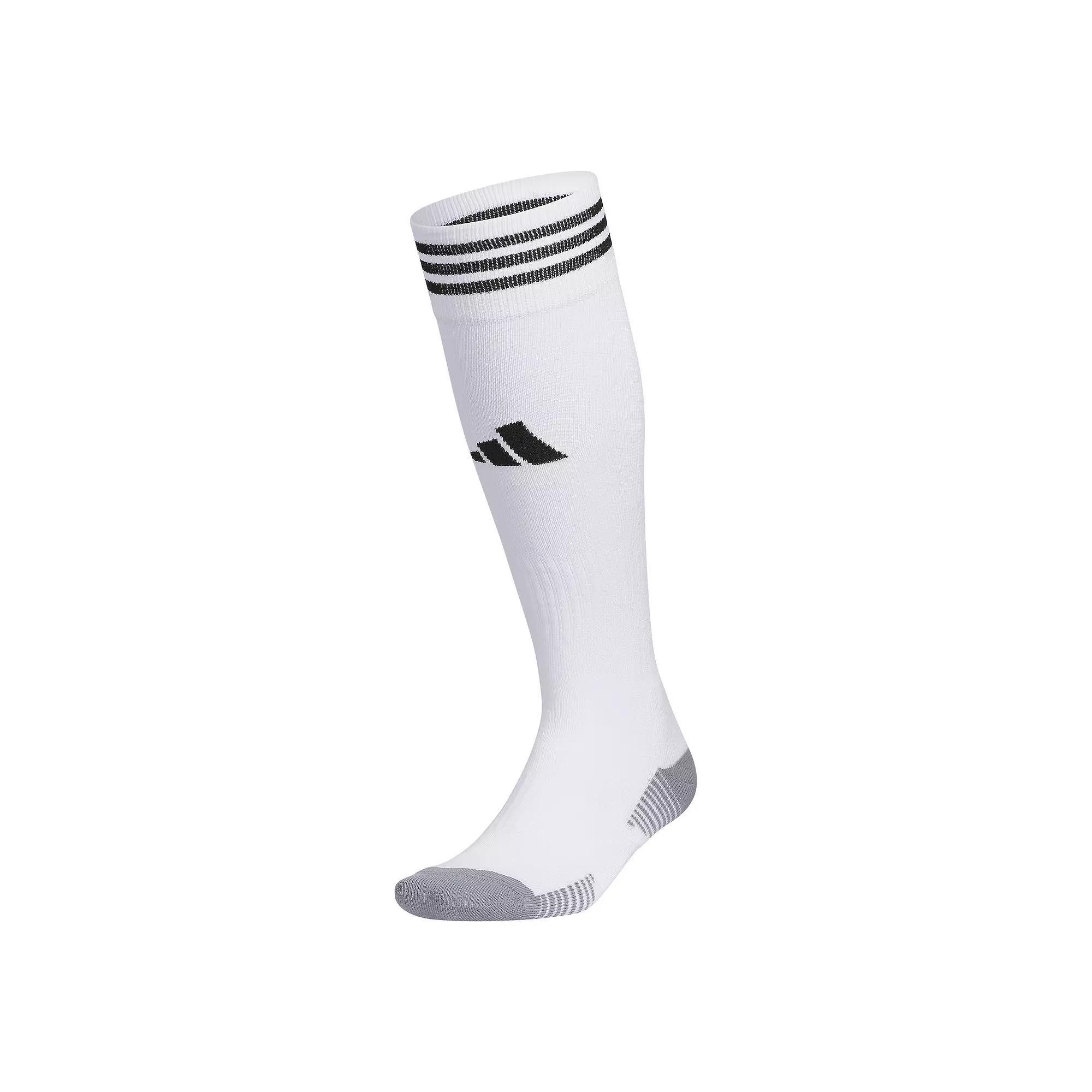 Men's adidas Copa Zone Cushion 5 Over-The-Calf Soccer Socks, Size: Medium, White Black Product Image