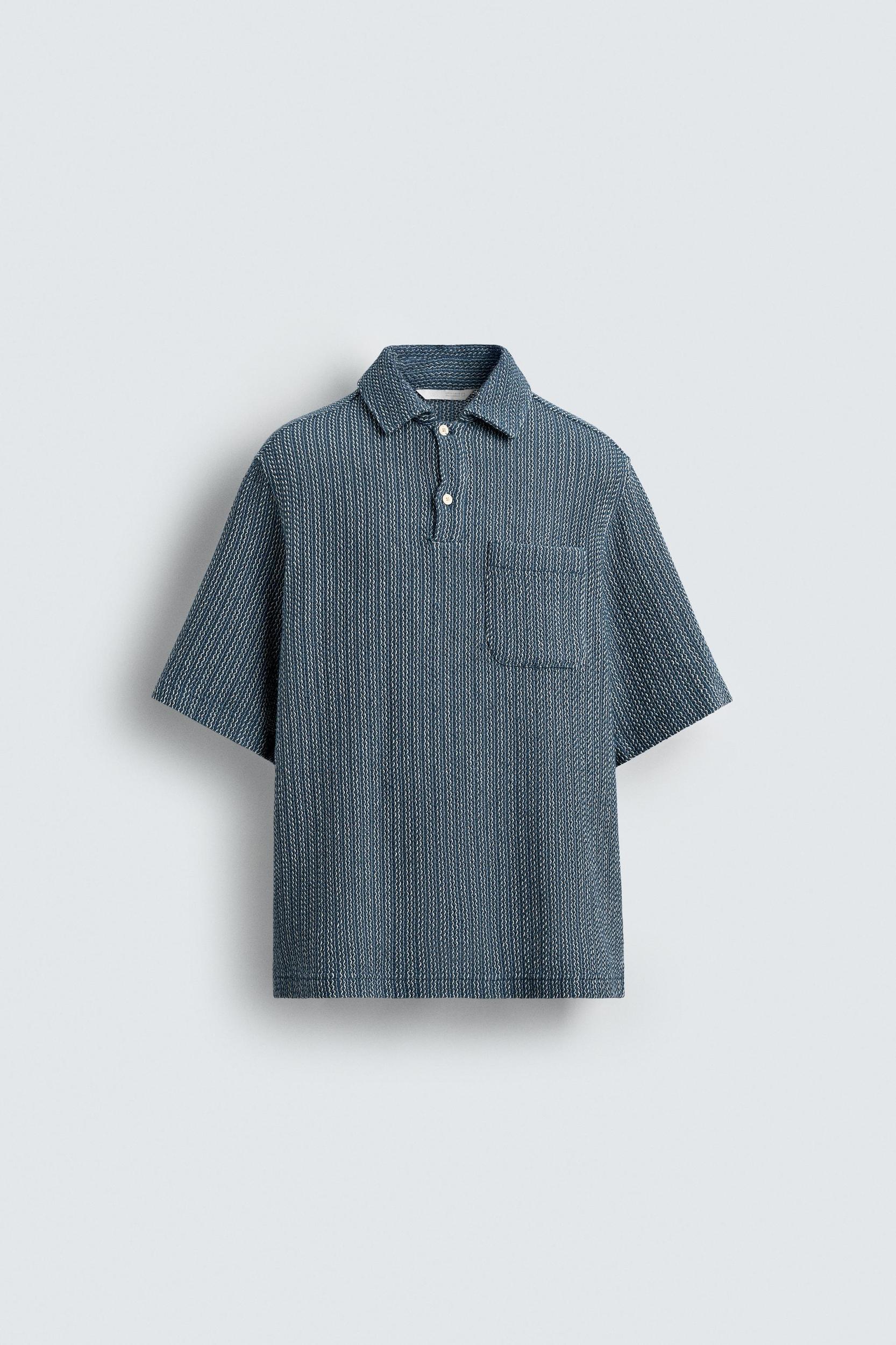 TEXTURED POLO SHIRT Product Image