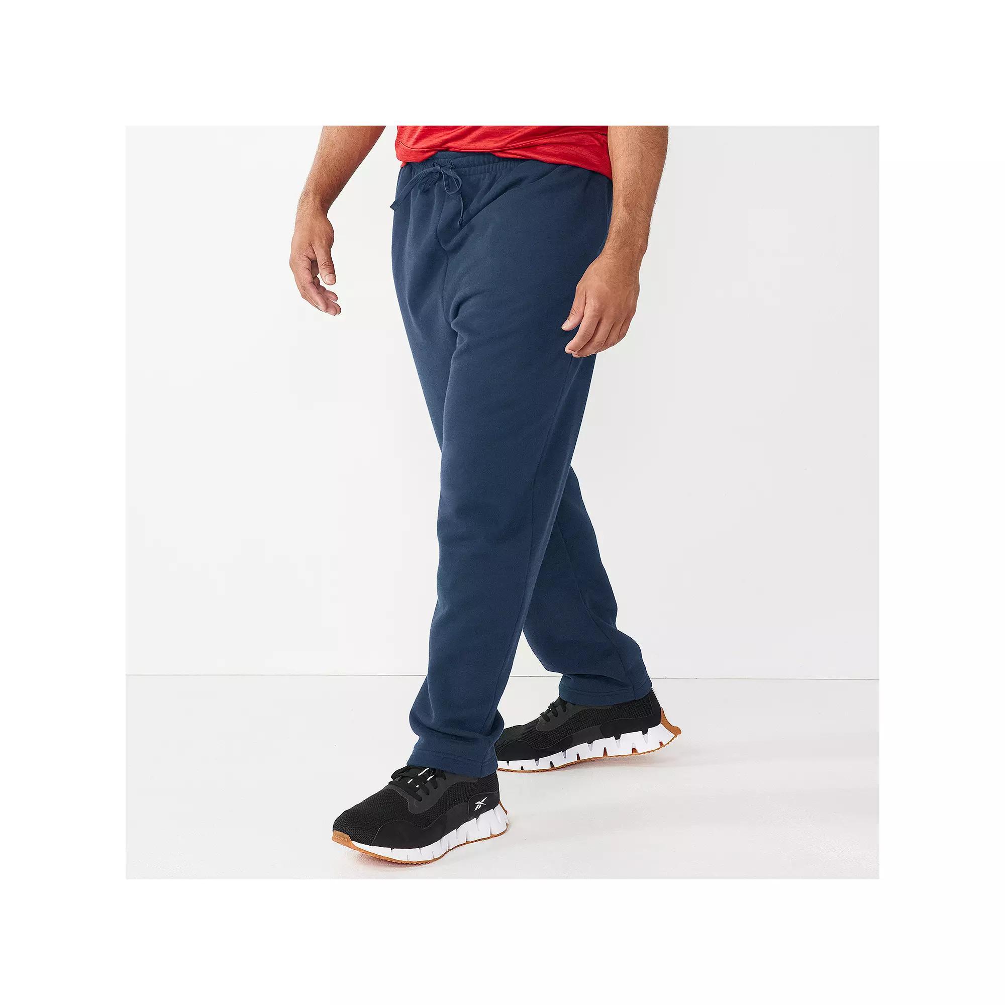 Big & Tall Tek Gear® Ultra Soft Fleece Pants, Men's, Size: 3XB, Dress Blues Product Image