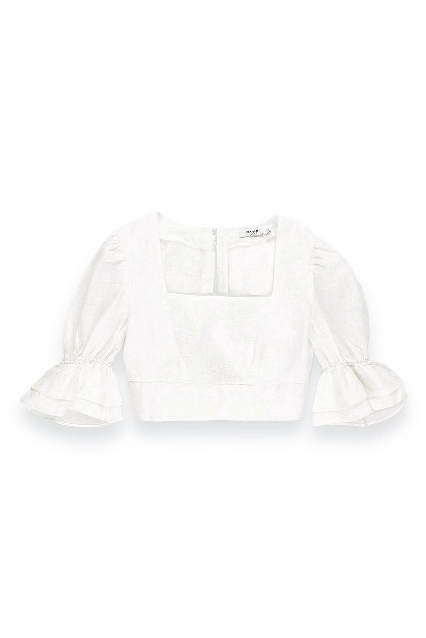 Linen Tie Back Top Product Image