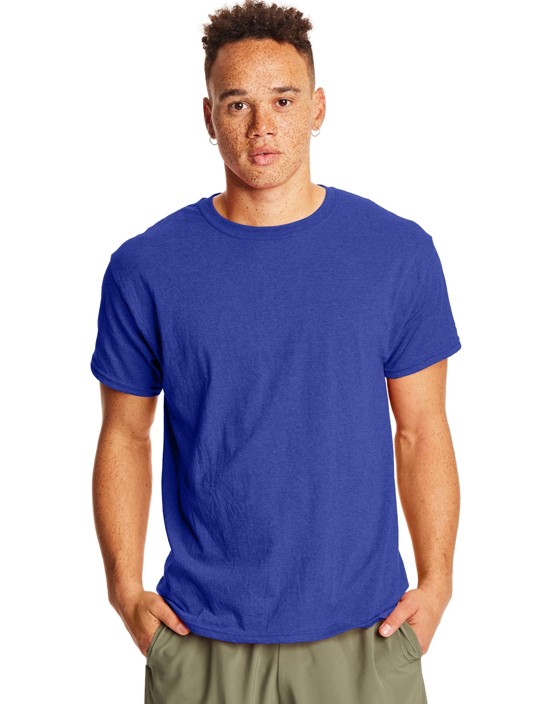 Hanes Perfect-T Unisex Tri-Blend Short Sleeve T-Shirt Deep Red Heather S Product Image