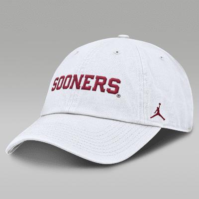 Men's Oklahoma Sooners Core Club Mascot Wordmark Jordan Brand College Adjustable Hat Product Image
