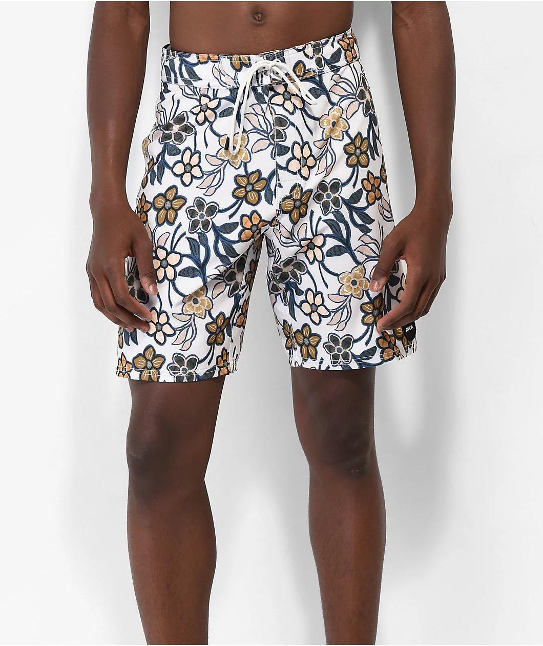 RVCA VA Silver Floral Board Shorts Product Image