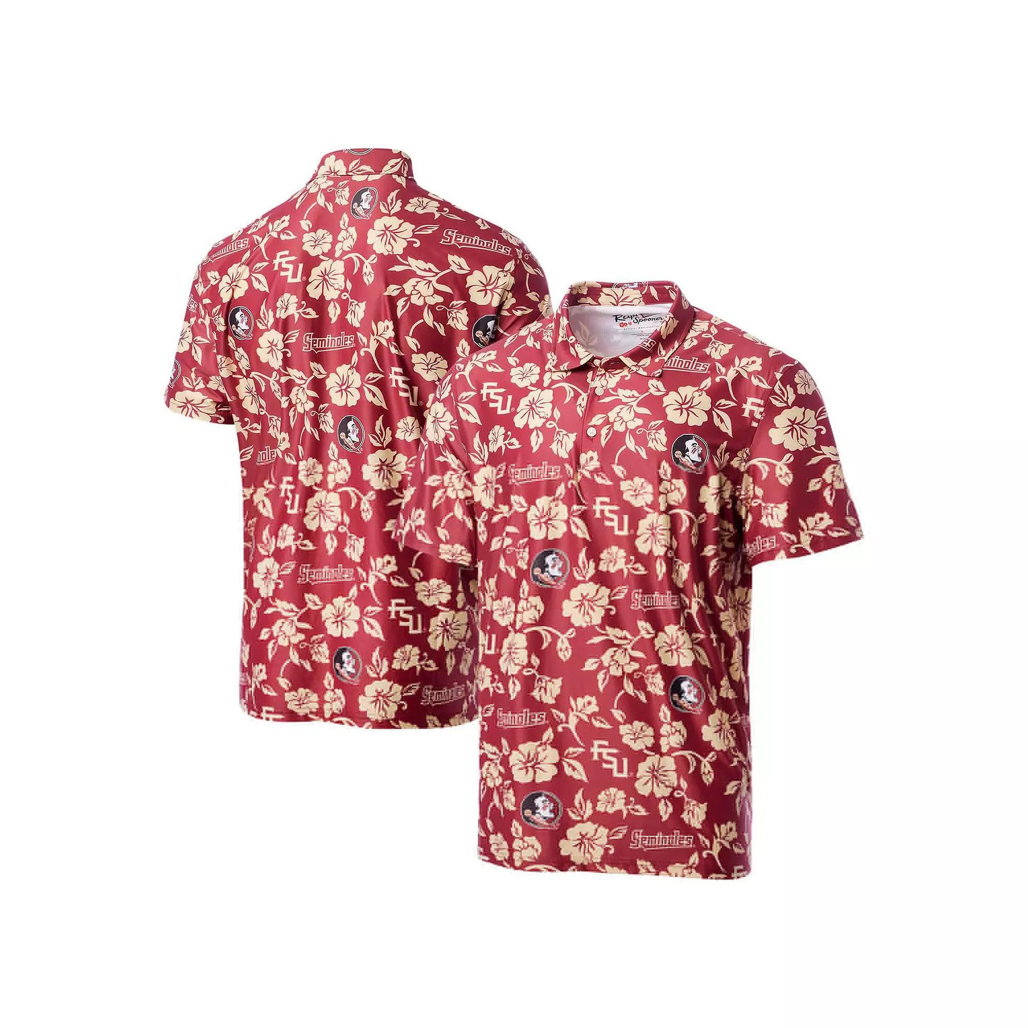 Men's Reyn Spooner Garnet Florida State Seminoles Performance Polo, Size: XXL, Red Product Image