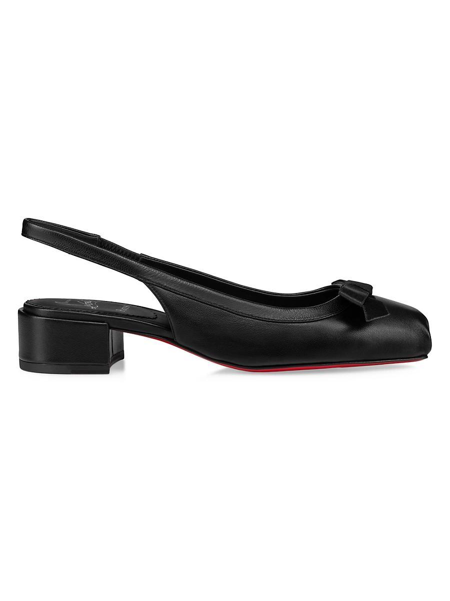 Napa Ballerina Red Sole Slingback Pumps Product Image