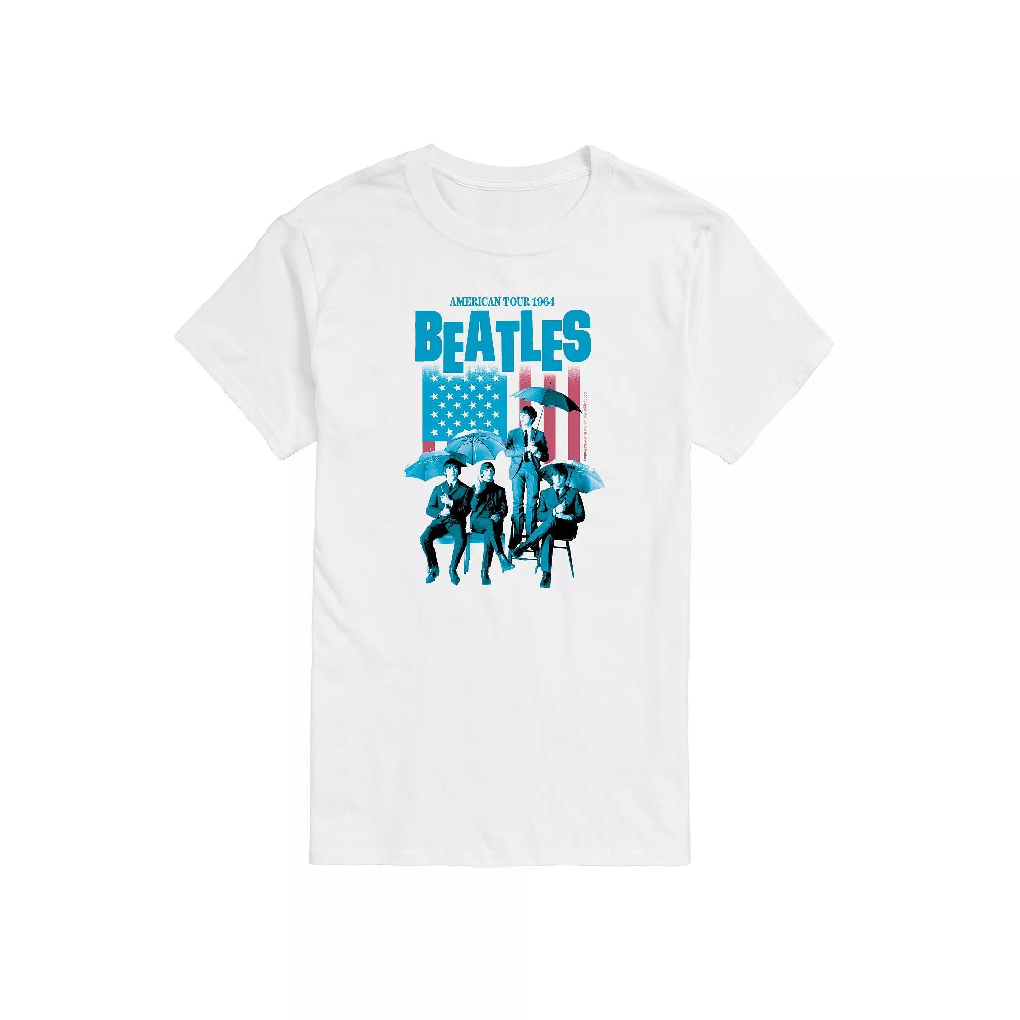 Big & Tall The Beatles American Tour 1964 Graphic Tee, Mens Product Image