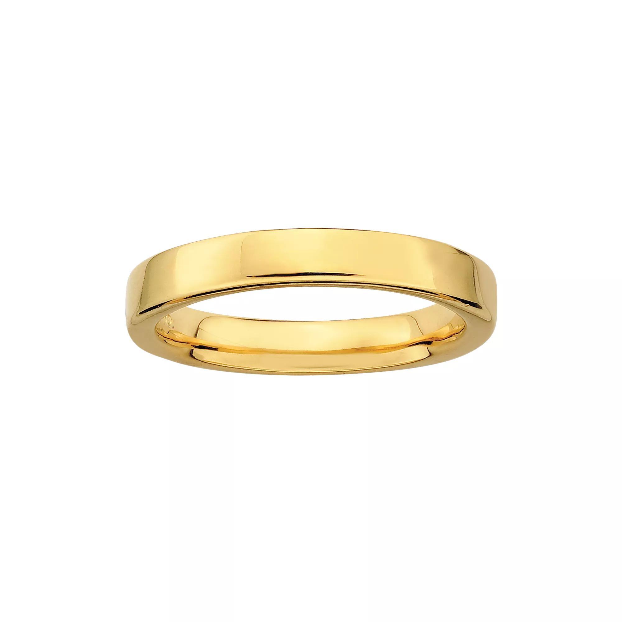 Stacks & Stones 18k Gold Over Silver Stack Ring, Women's, Size: 7 Product Image