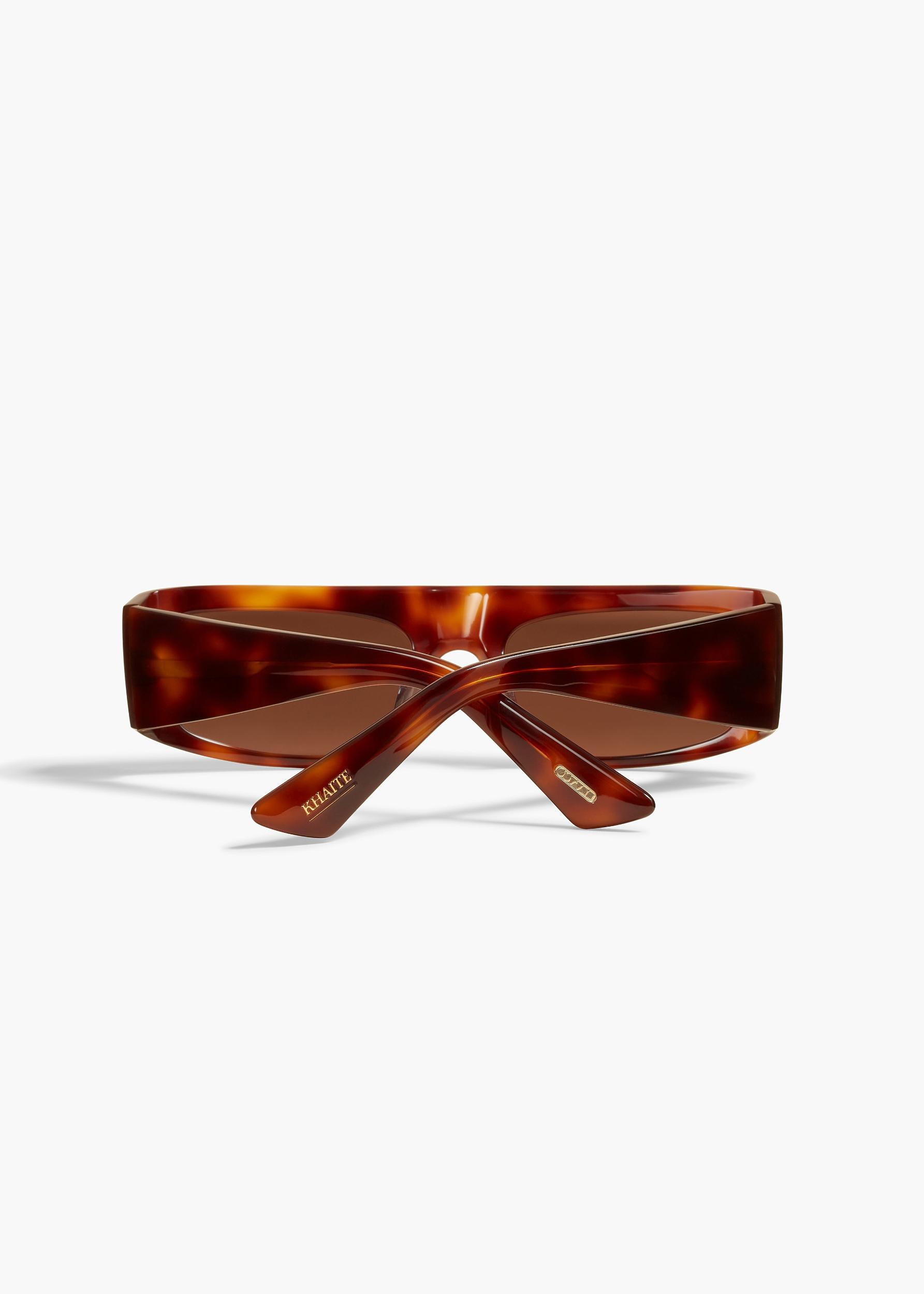 KHAITE x Oliver Peoples 1979C in Dark Mahogany and Brown Product Image