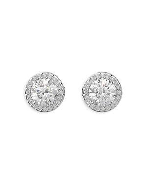 Swarovski Constella Halo Round Crystal Cut Stud Earrings Product Image