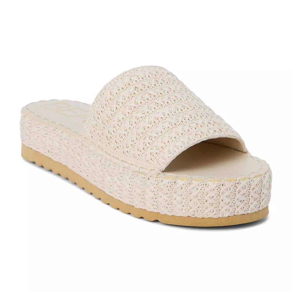 Beach by Matisse Del Mar Women's Espadrille Platform Sandals, Size: 8, White Product Image
