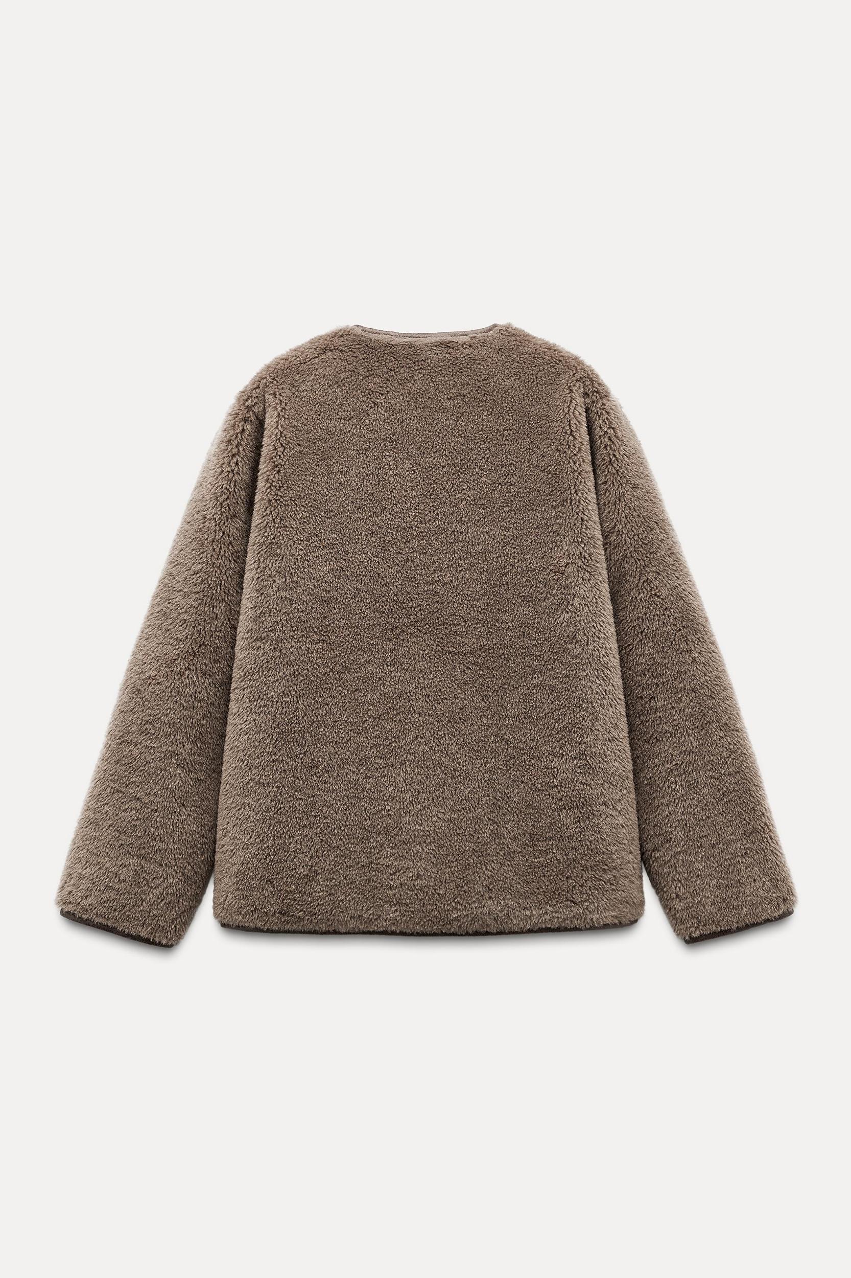 FAUX SHEARLING JACKET ZW COLLECTION Product Image