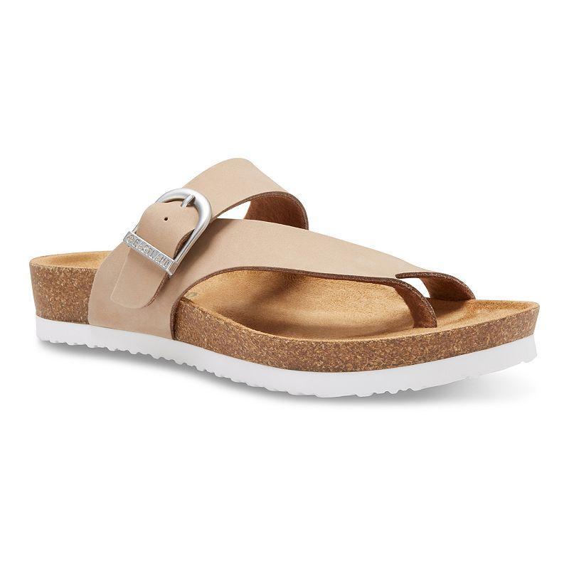 Eastland Shauna Women's Leather Sandals, Size: 5 Medium, Green Product Image