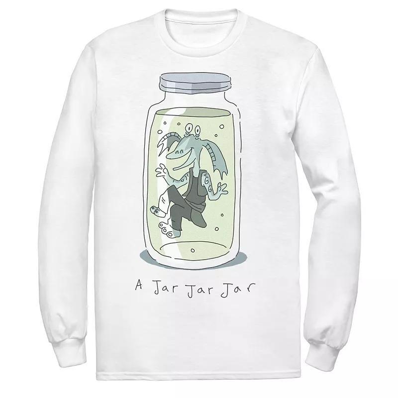 Men's Star Wars A Jar Jar Jar Tee, Size: Large, White Product Image