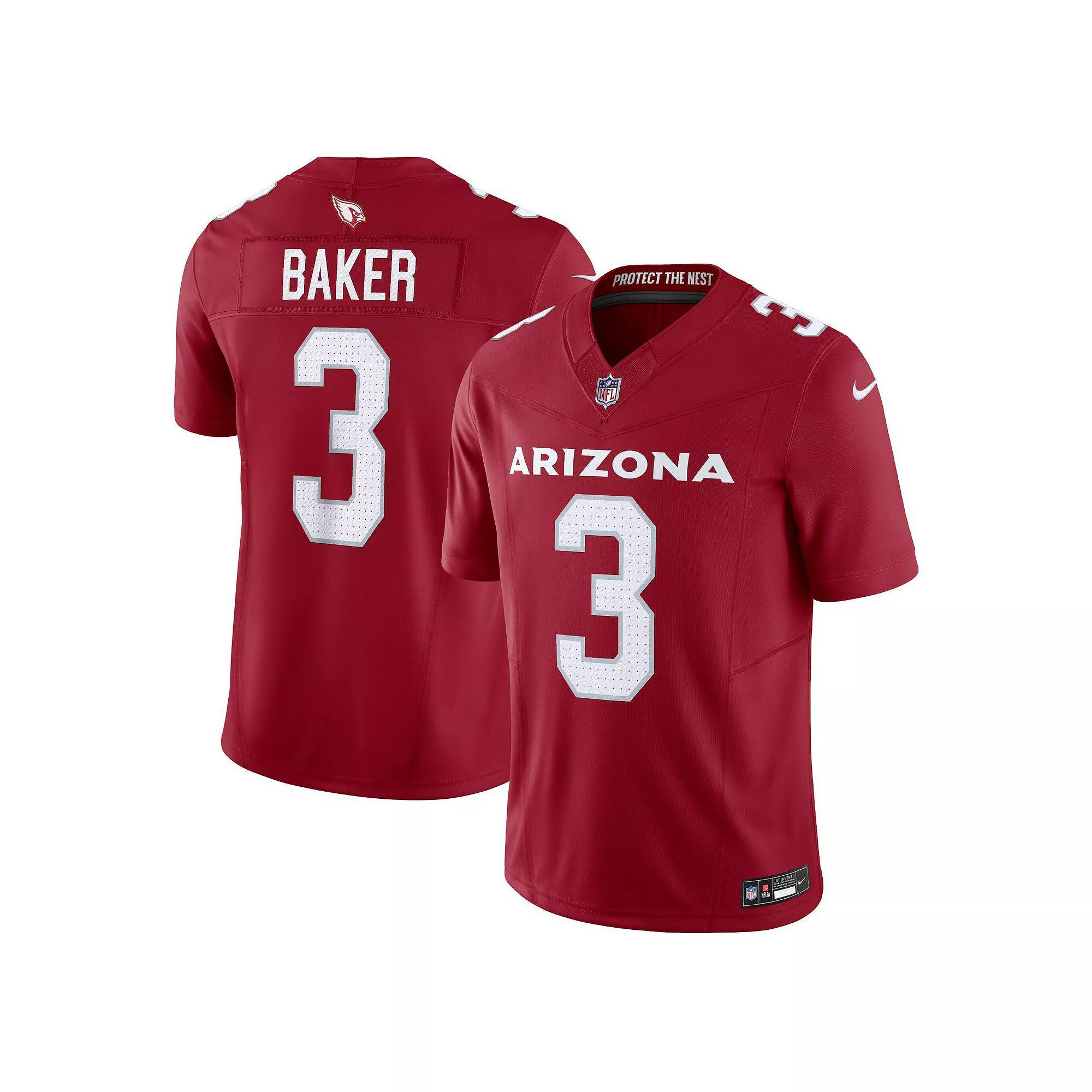 Men's Nike Budda Baker Cardinal Arizona Cardinals Vapor F.U.S.E. Limited Jersey, Size: 3XL, Red Product Image