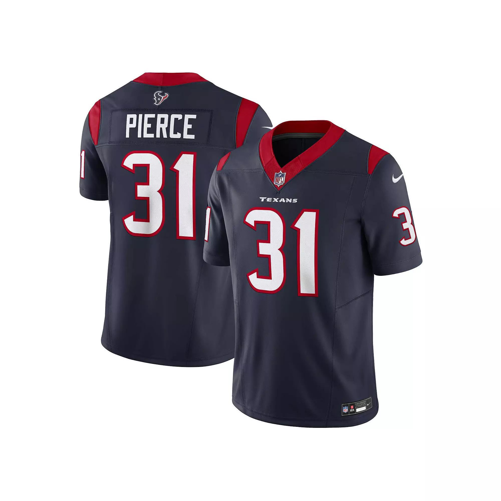 Men's Nike Dameon Pierce Navy Houston Texans Vapor F.U.S.E. Limited Jersey, Size: XL, Blue Product Image