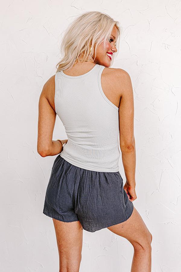 Sea Grove Gorgeous Tank In Grey Product Image