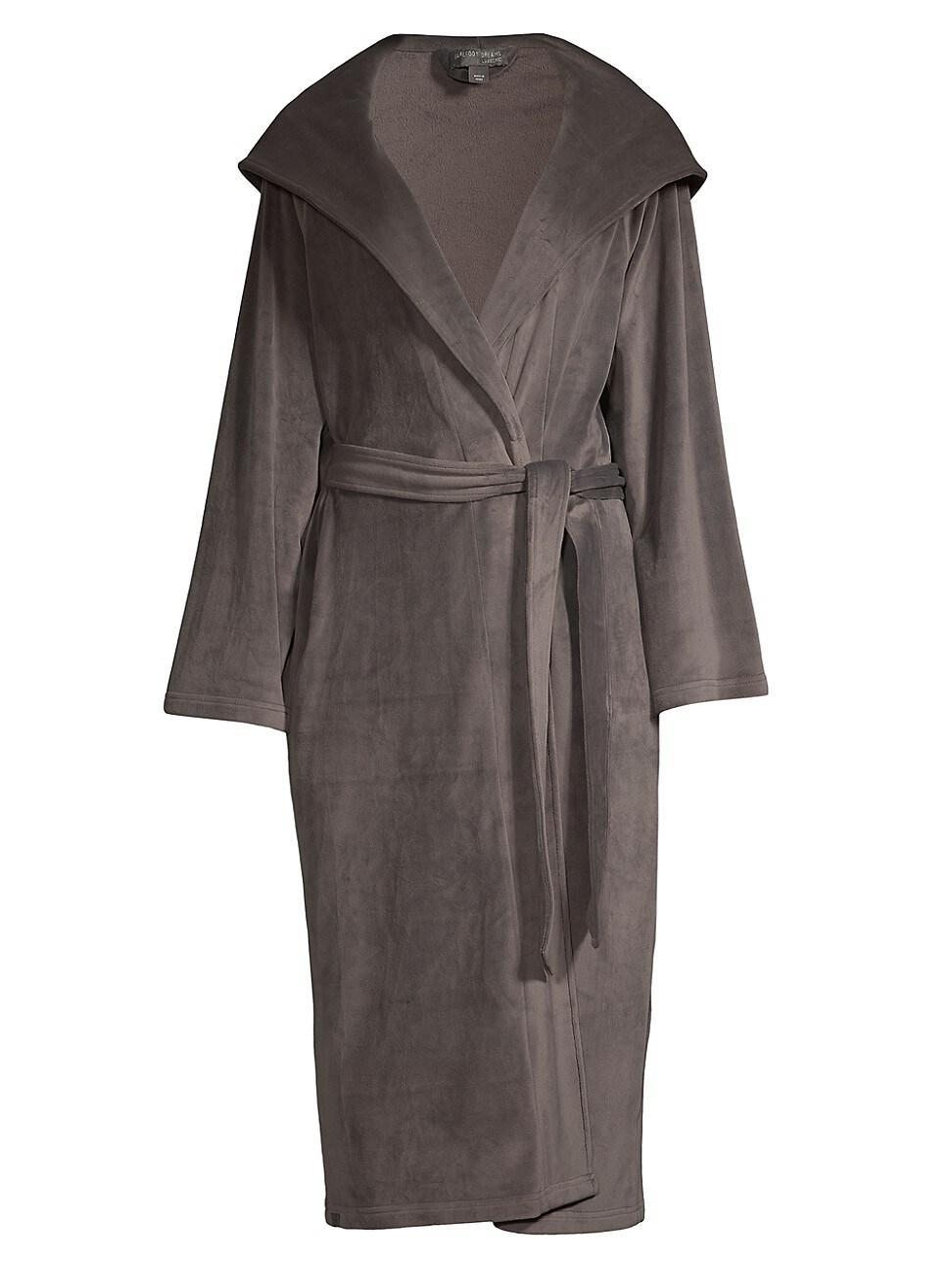 Barefoot Dreams LuxeChic(r) Hooded Robe (Deep ) Women's Robe Product Image