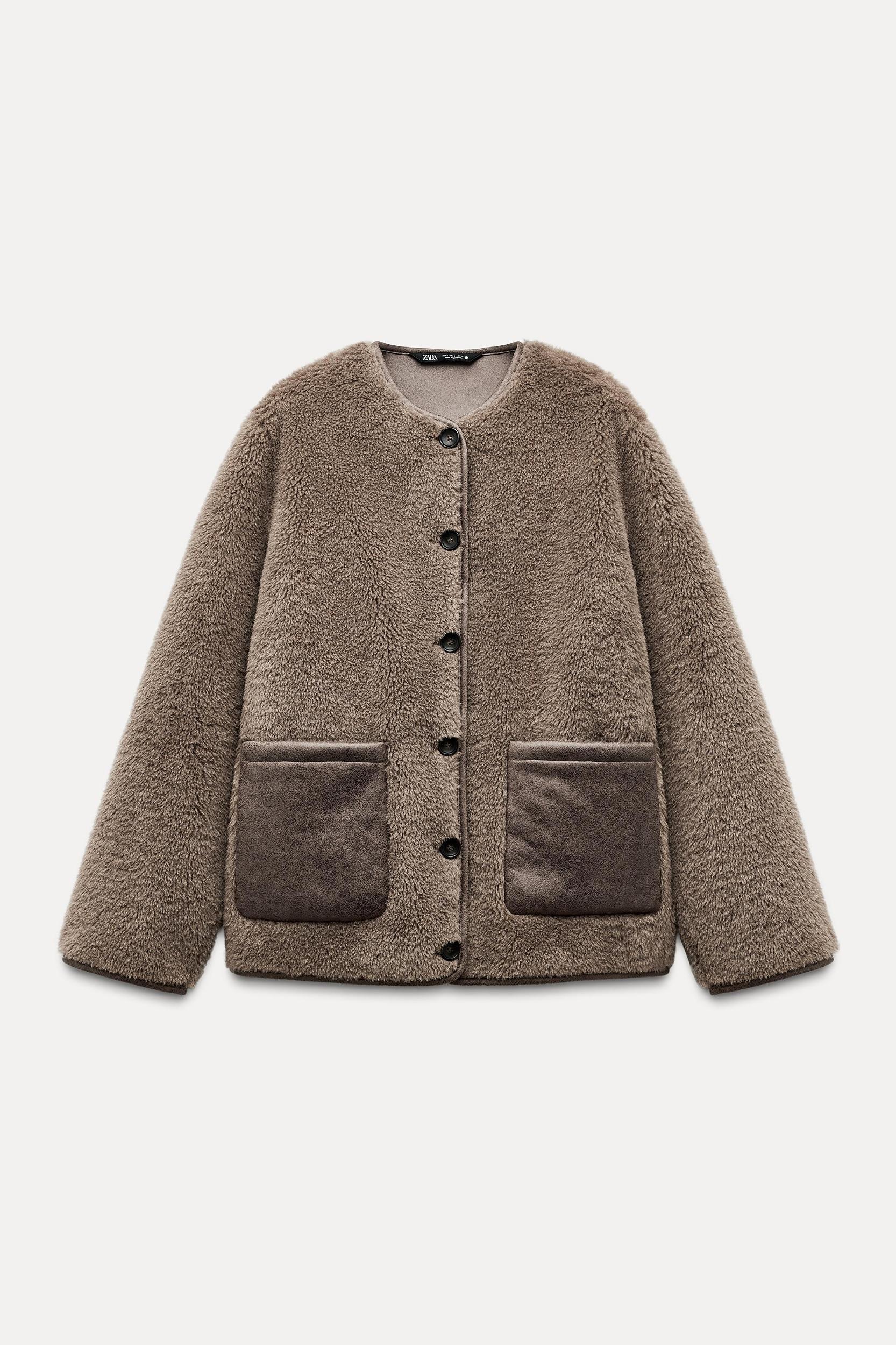 FAUX SHEARLING JACKET ZW COLLECTION Product Image