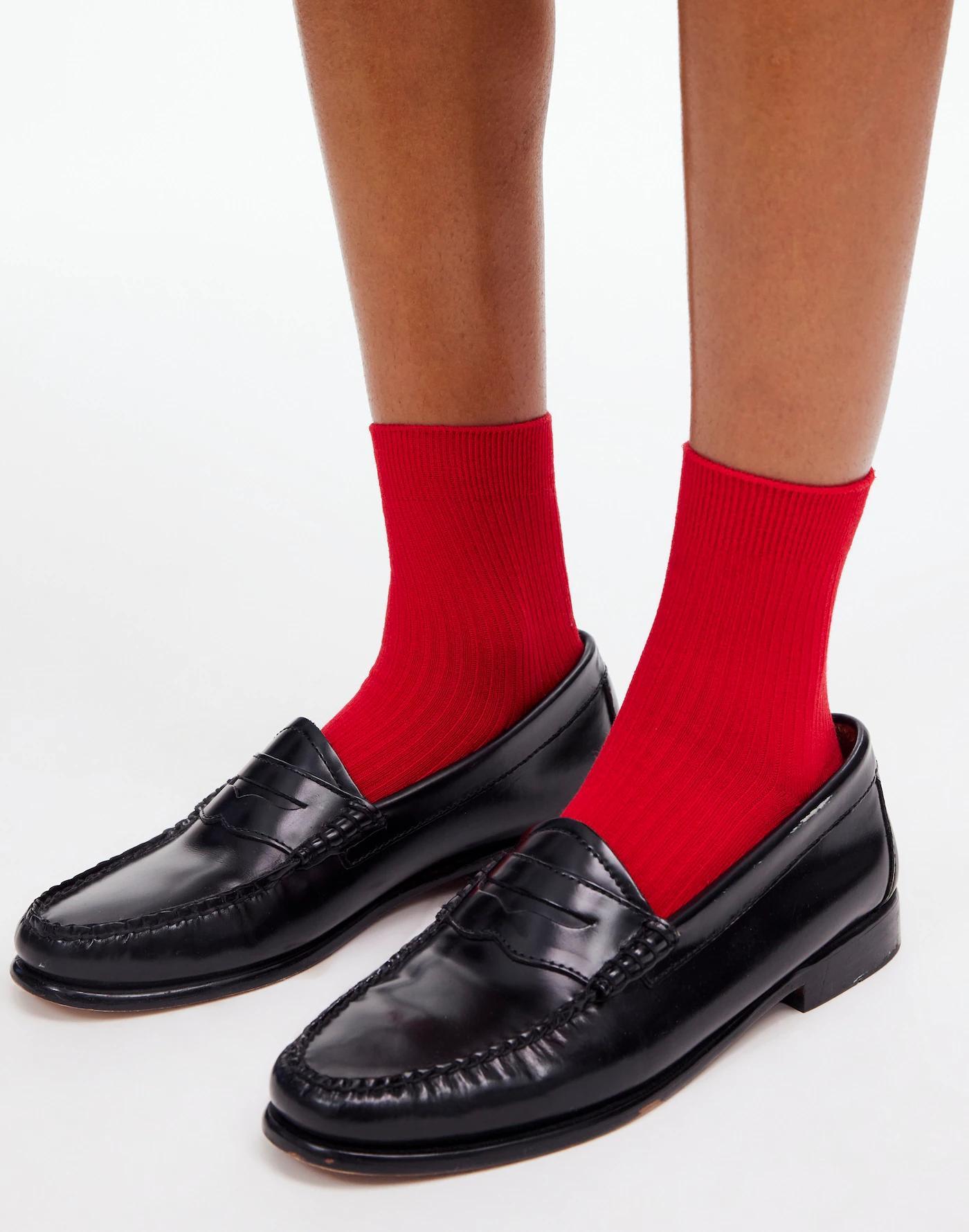 Two-Pack Semi-Sheer Ankle Socks Product Image