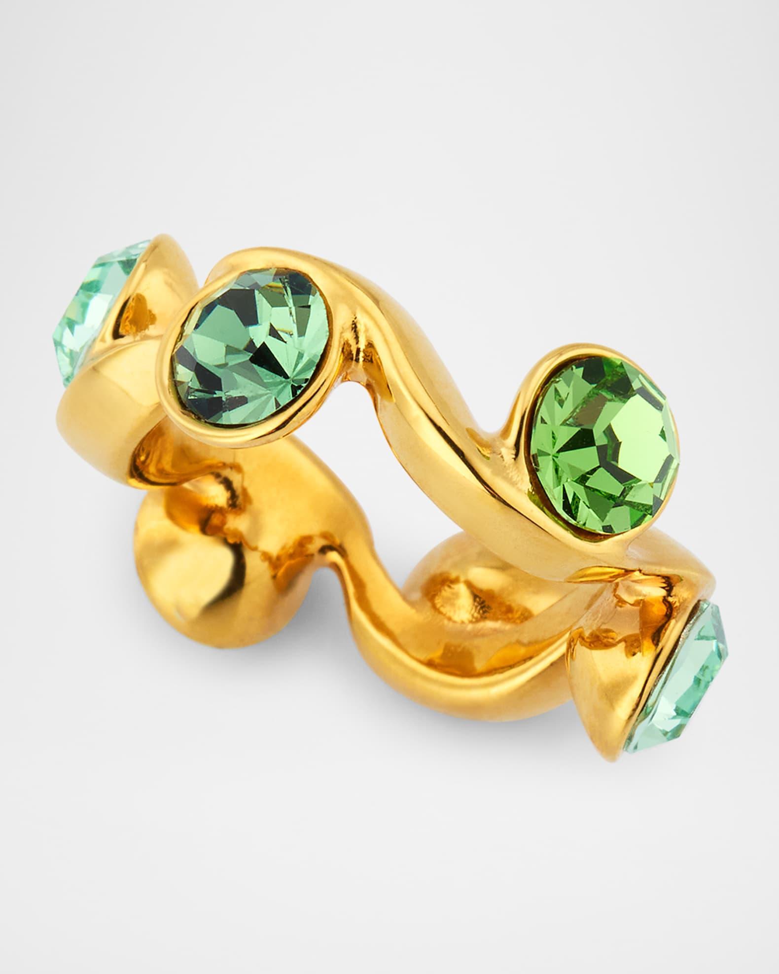 Crystal Wave Ring Product Image