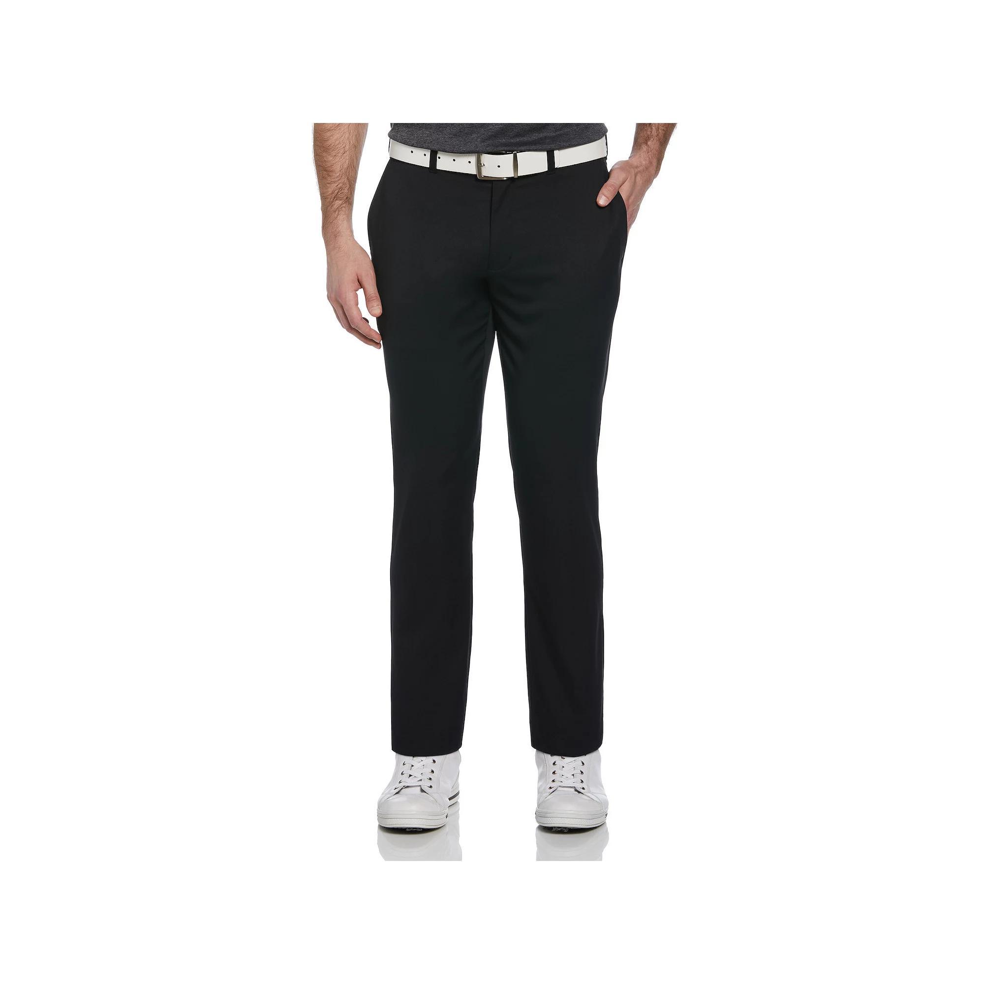 Men's Grand Slam Performance Stretch Flat Front Golf Pants, Size: 34X34, Black Iris Product Image