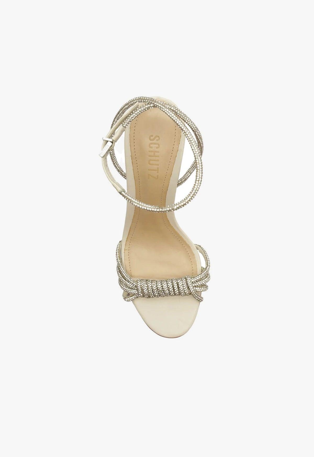 Jewell Block Nappa Leather Sandal Product Image