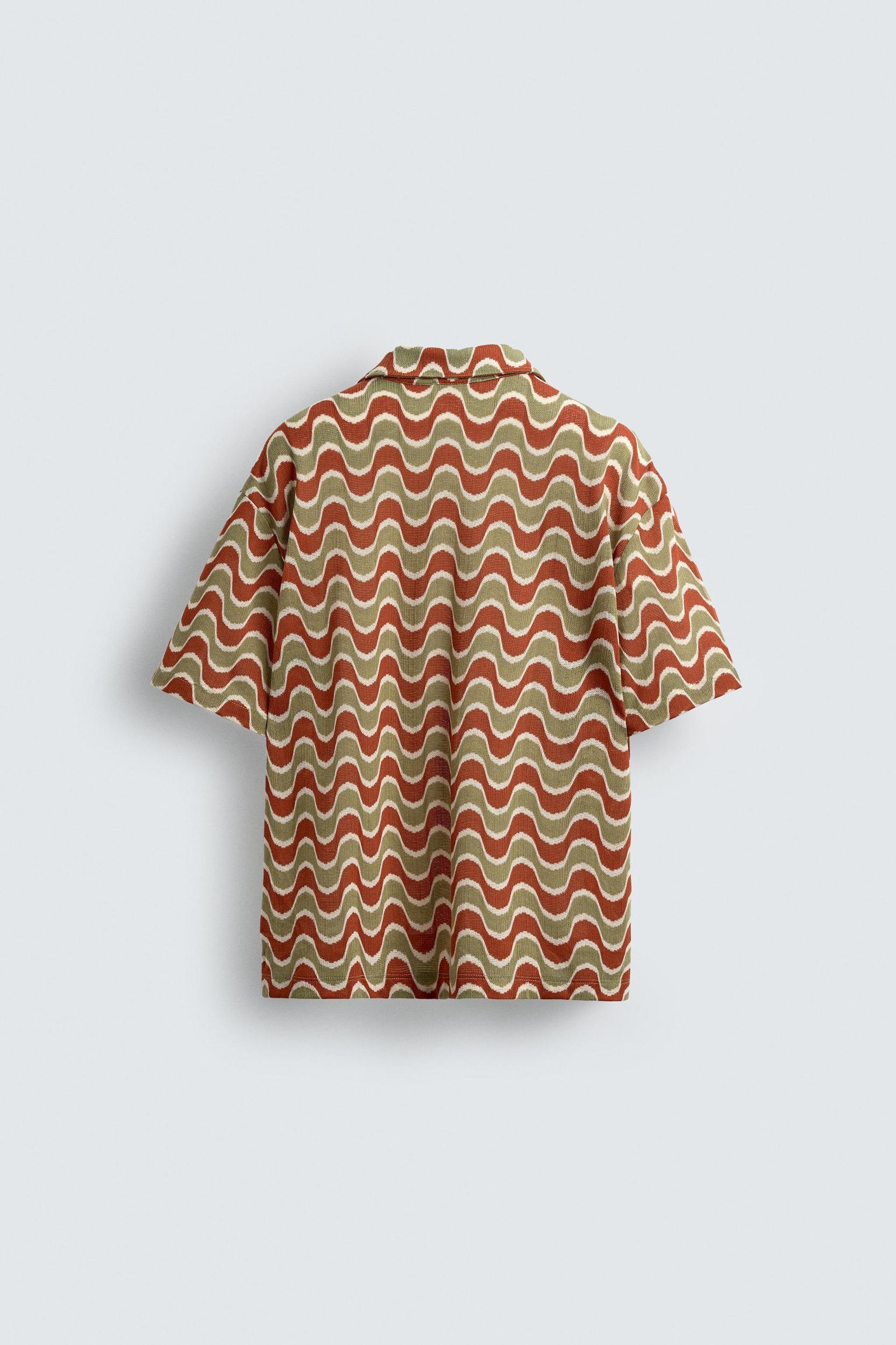 GEOMETRIC JACQUARD SHIRT Product Image