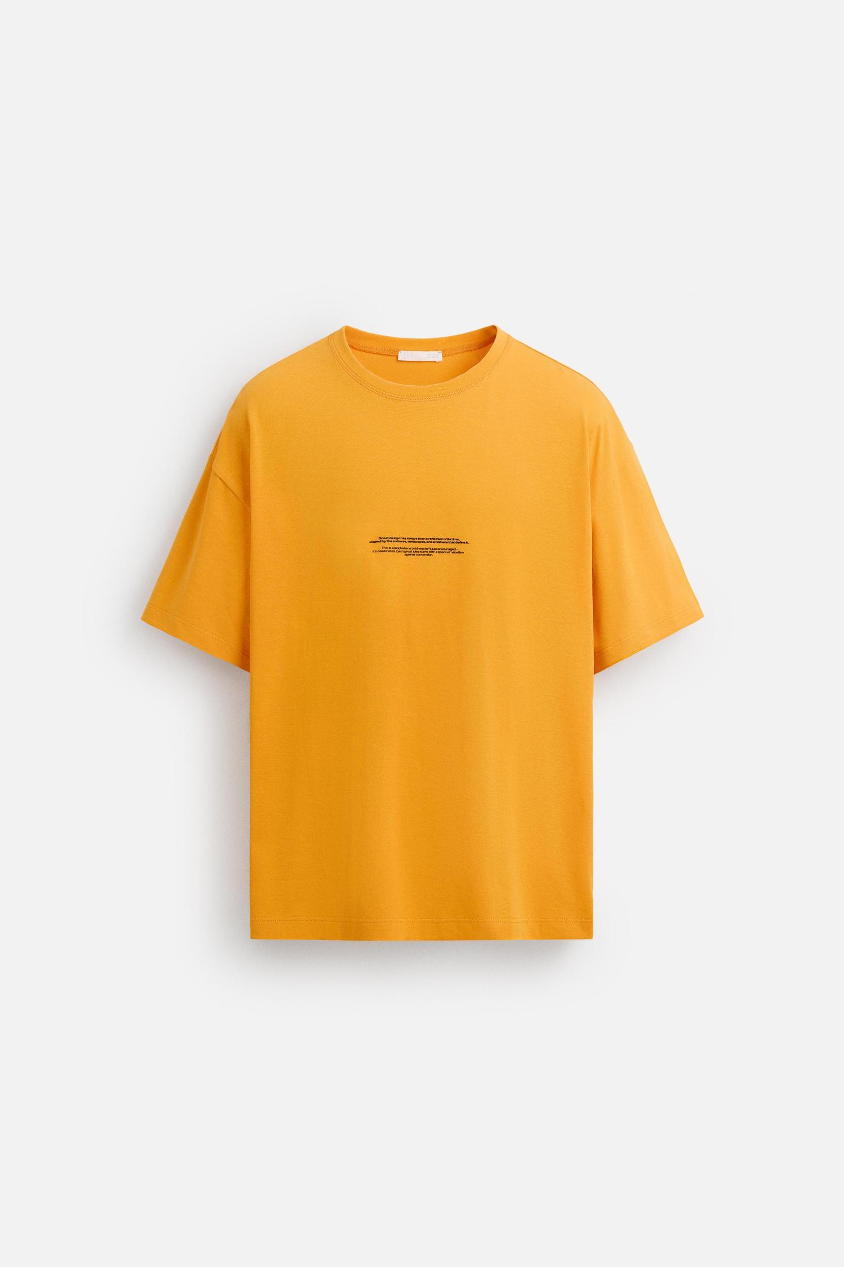 PRINTED TEXT T-SHIRT Product Image