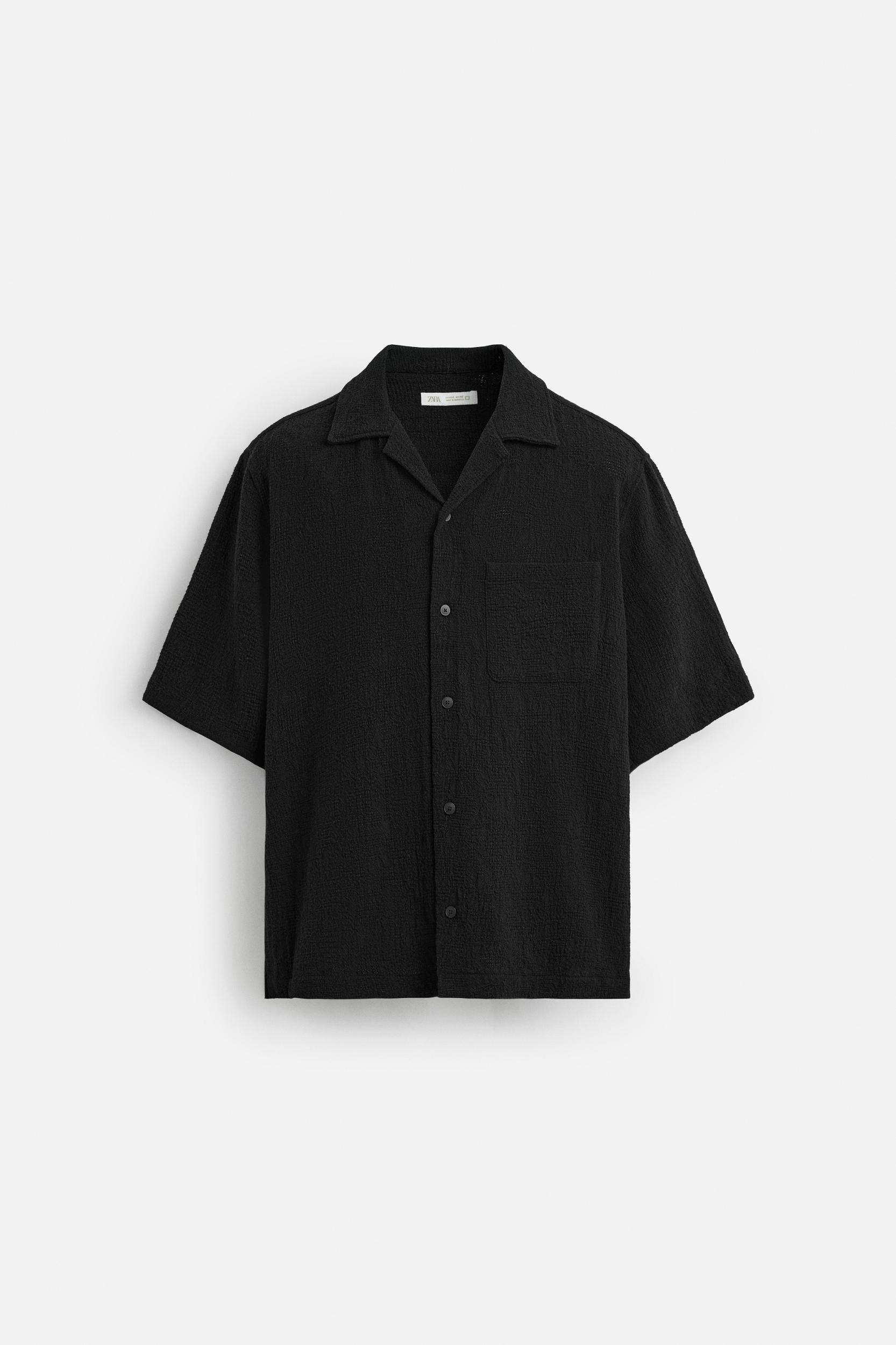 RELAXED FIT JACQUARD SHIRT Product Image