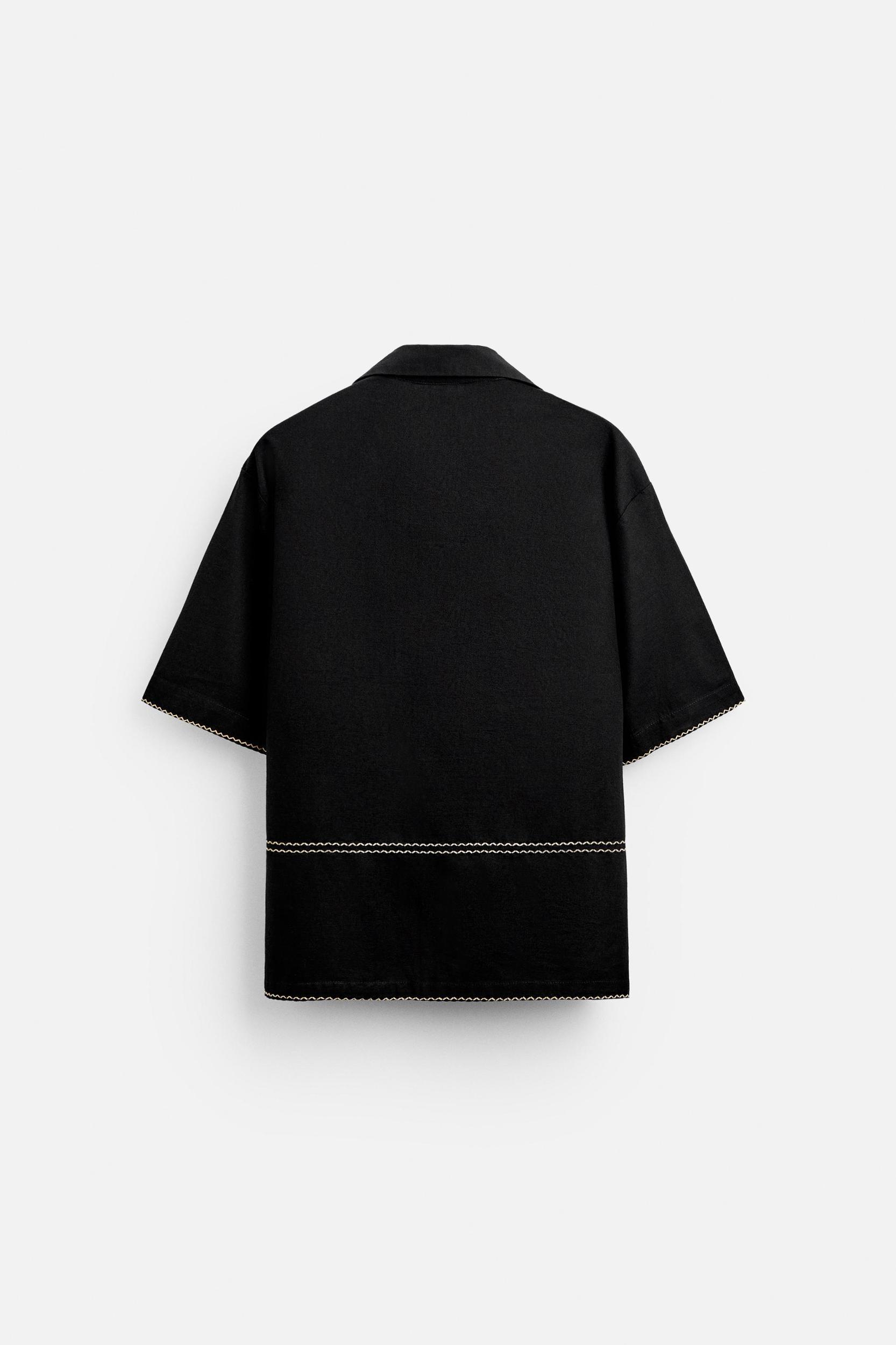 FLORAL EMBROIDERED SHIRT Product Image