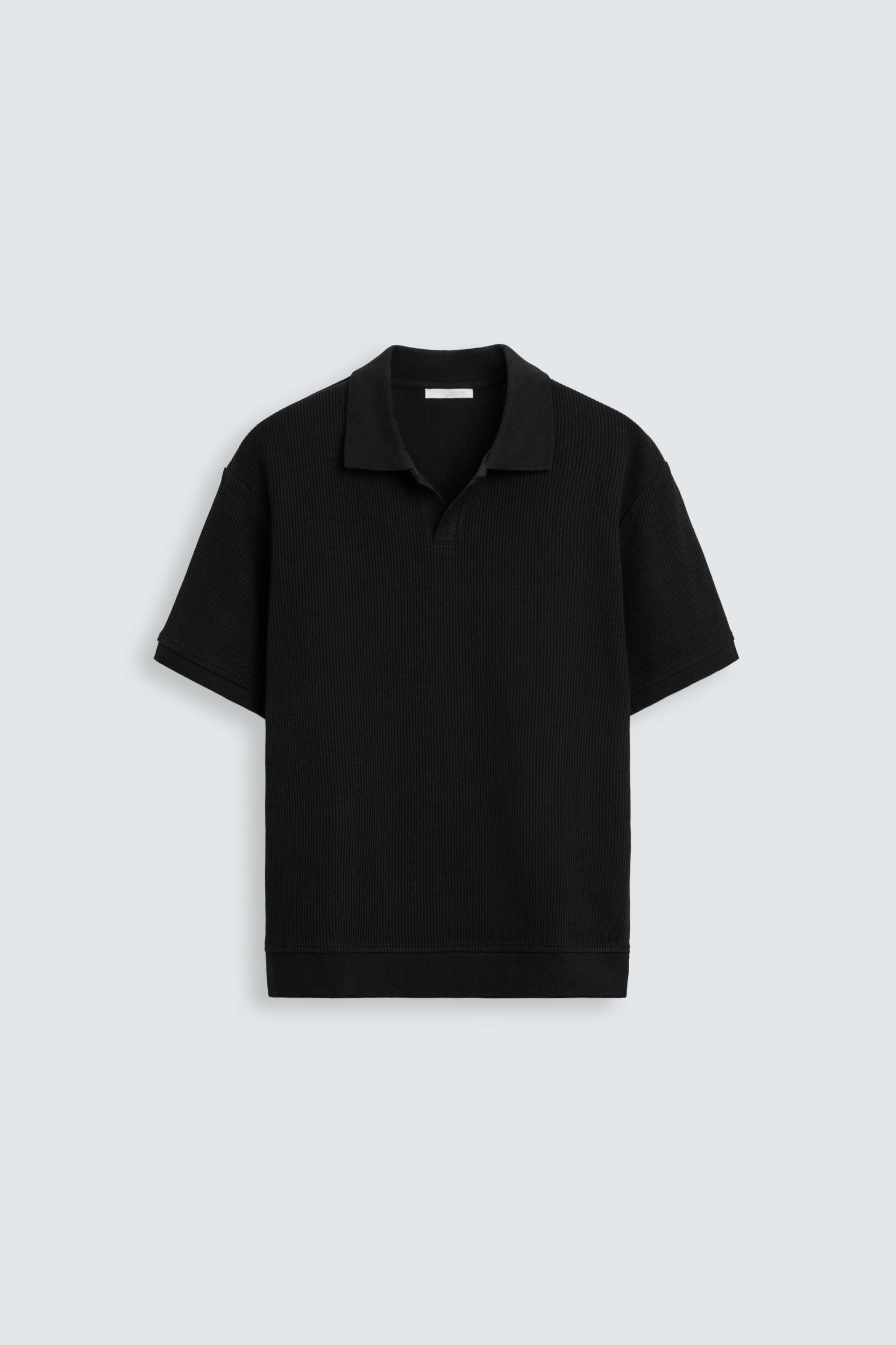 VERTICAL TEXTURED POLO Product Image