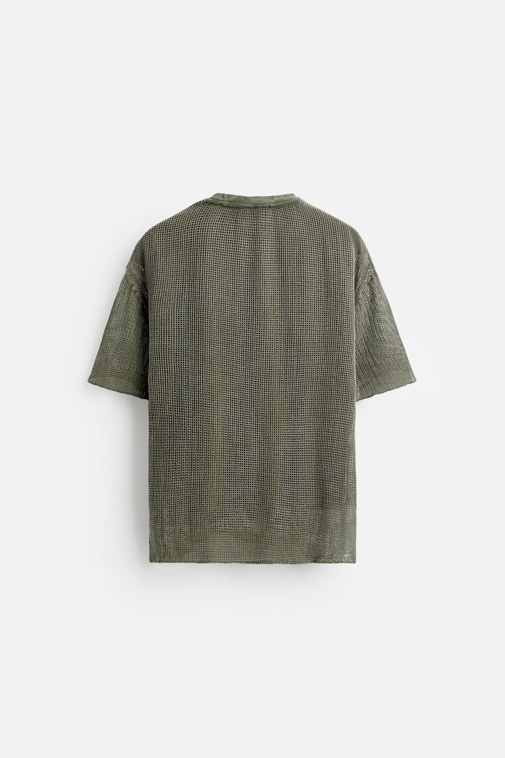 TEXTURED MESH T-SHIRT Product Image