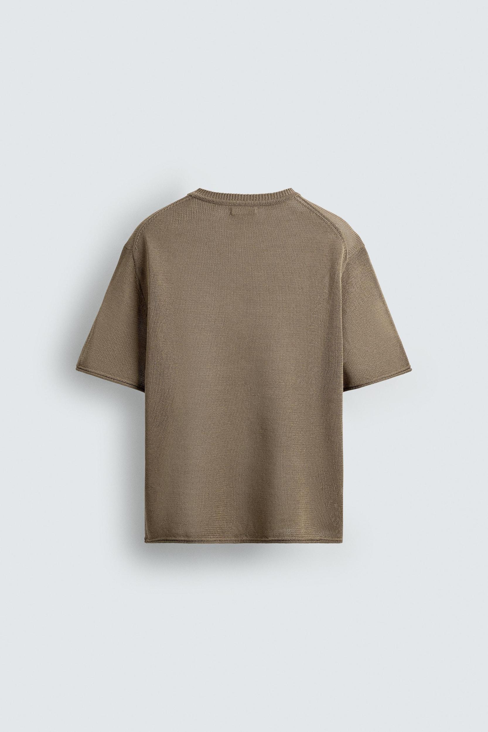 TEXTURED KNIT T-SHIRT Product Image