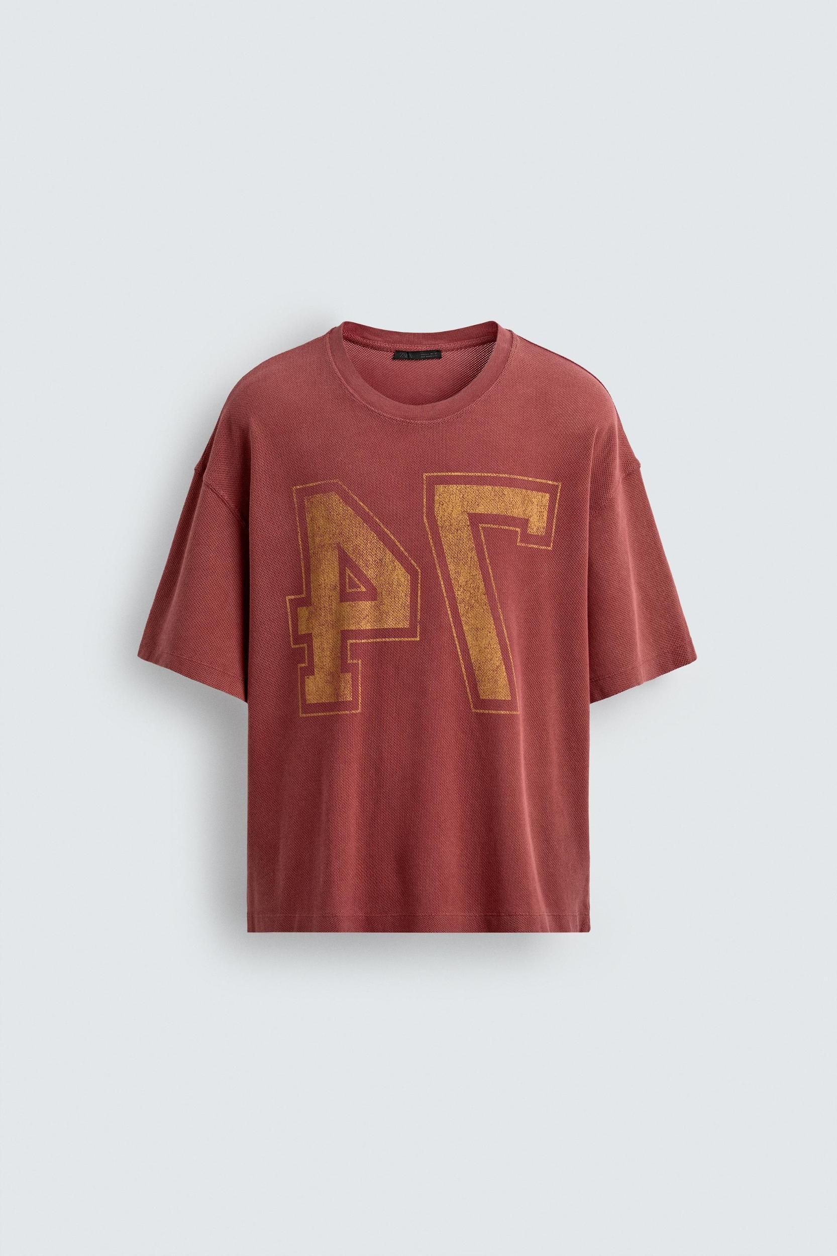 VARSITY OPEN WEAVE T-SHIRT Product Image